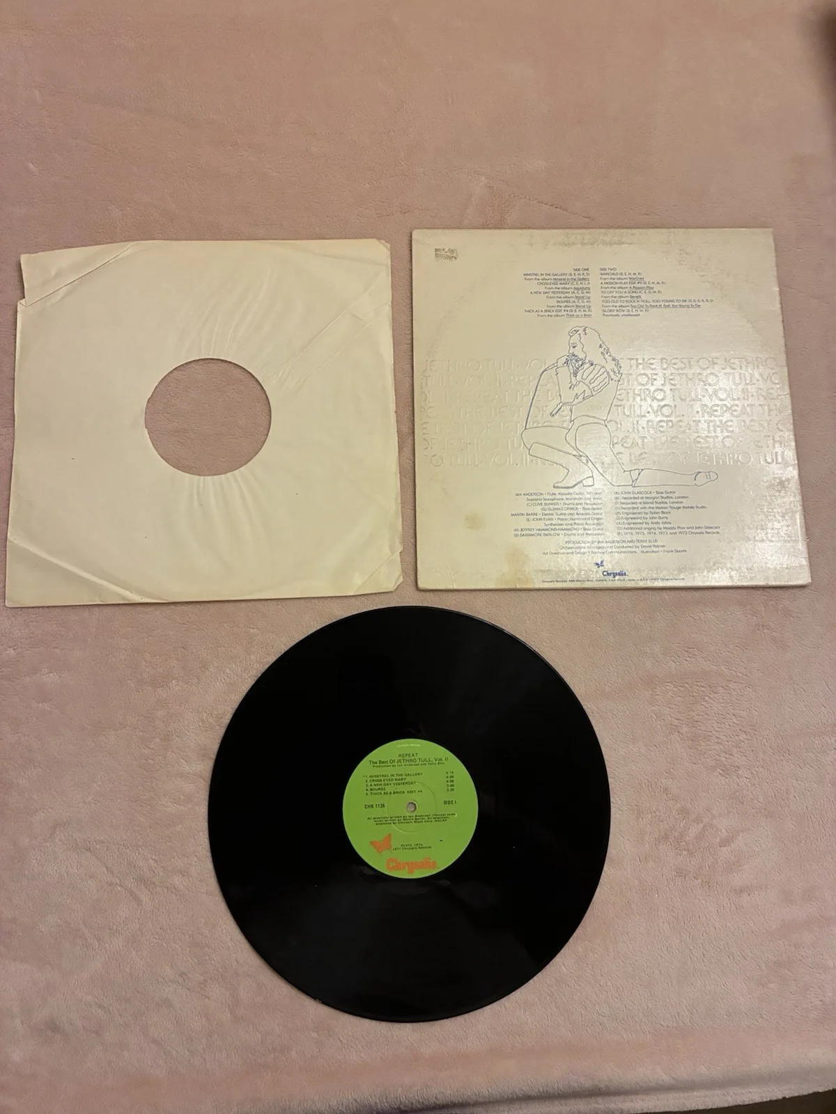 Jethro Tull Repeat Vol II Signed By Ian Anderson And Martin Barre, изображение 2