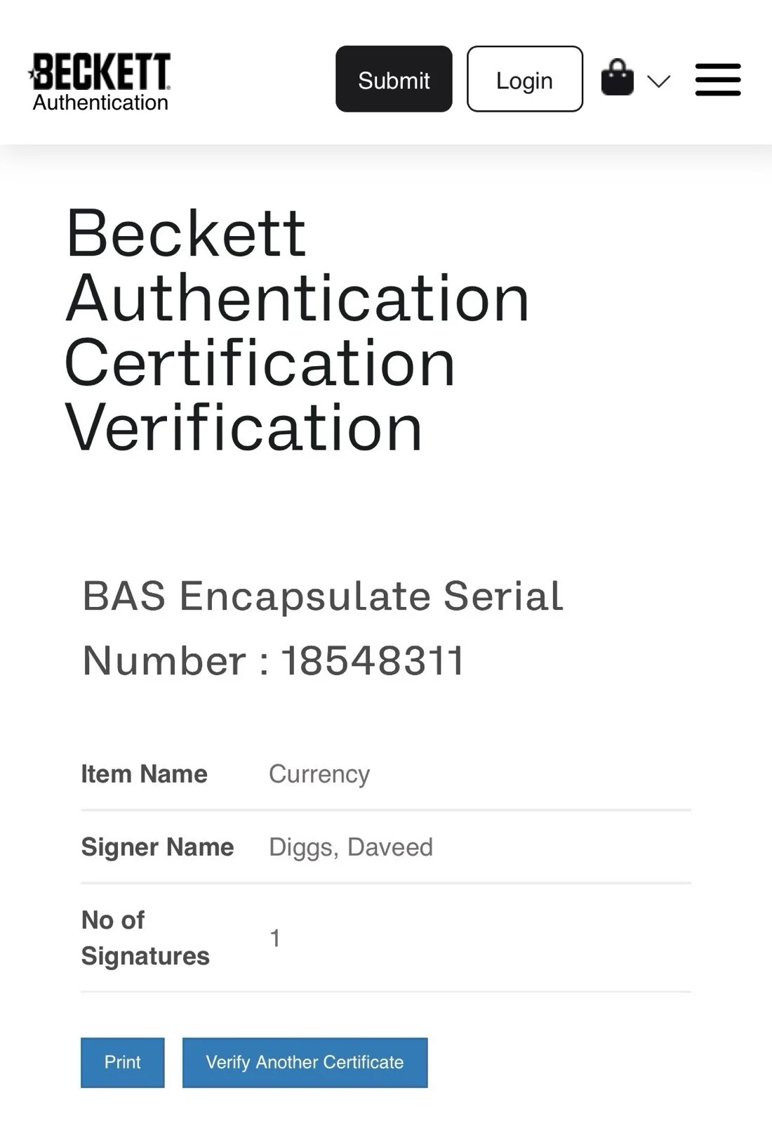 Daveed Diggs — Daveed Diggs Autograph Signed $2 Bill Hamilton Thomas Jefferson Beckett Slab COA, image 5