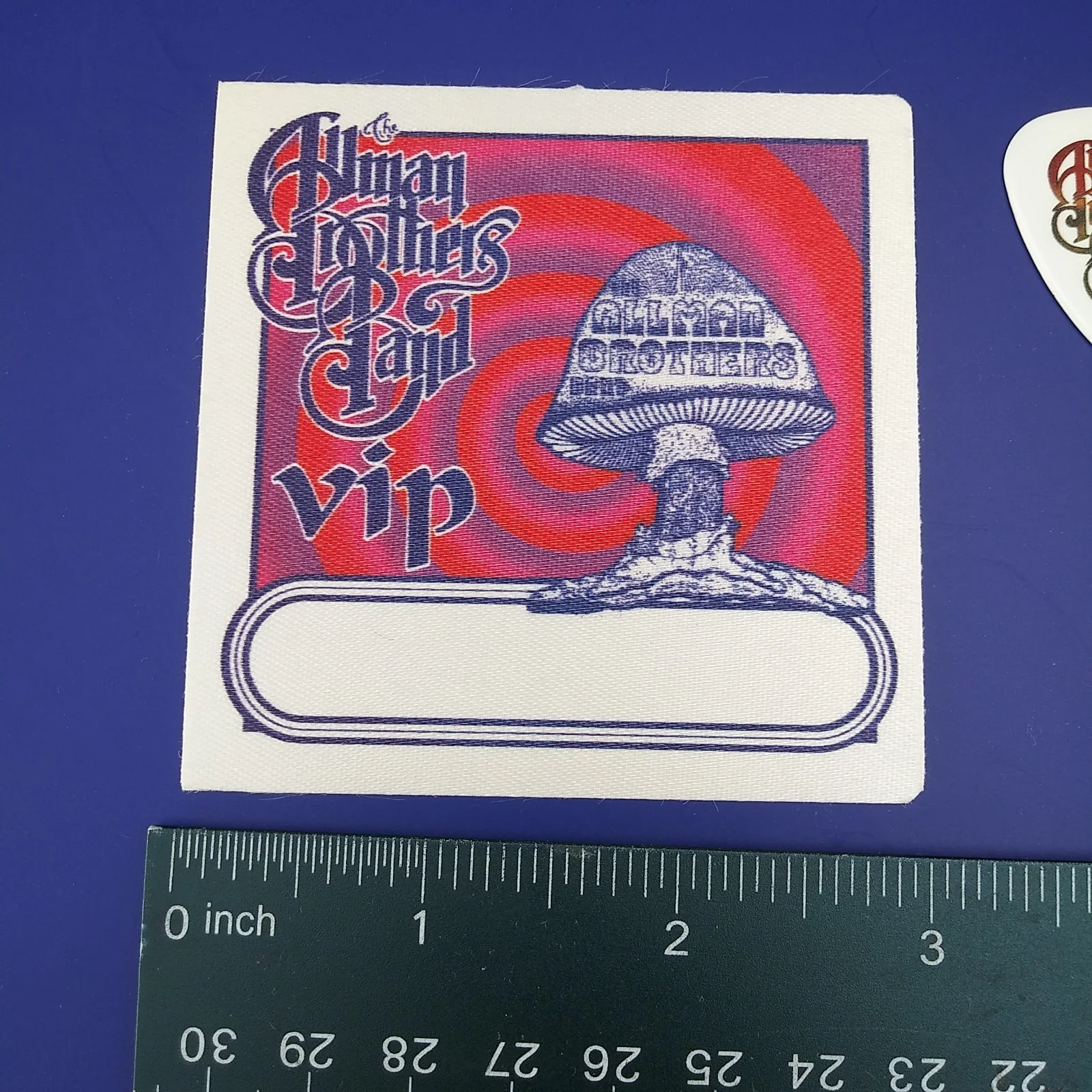 ALLMAN BROTHERS BAND authentic backstage pass 3 novelty signature guitar picks, изображение 3