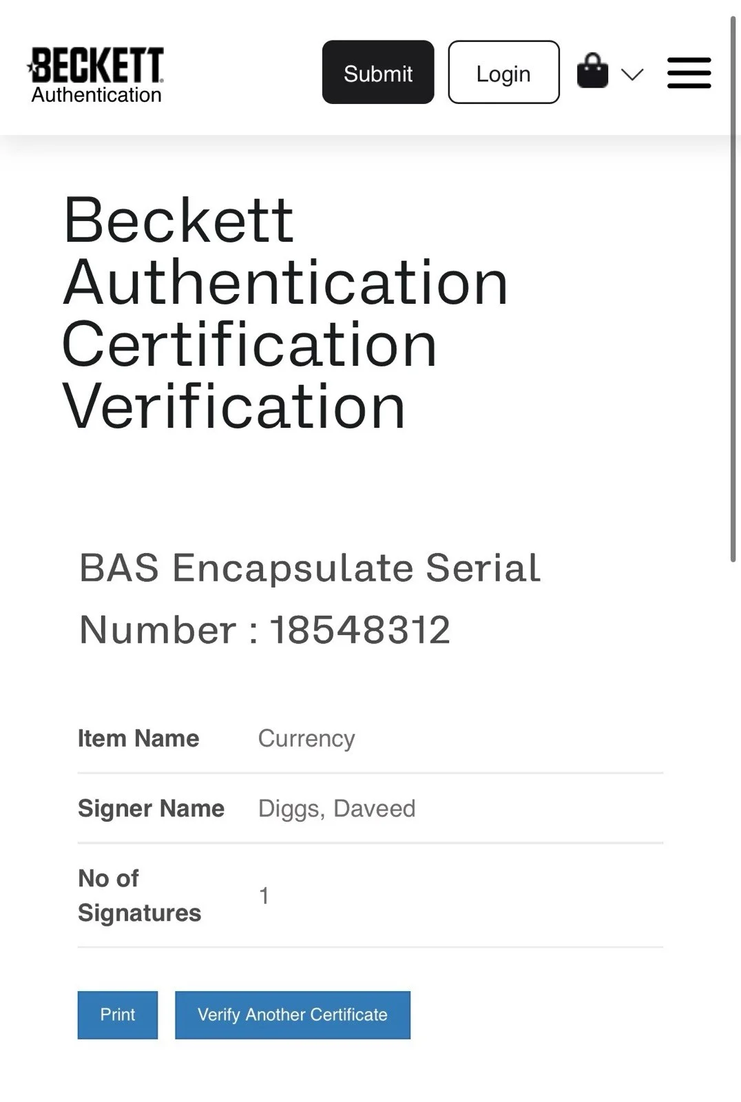 Daveed Diggs — Daveed Diggs Autograph Signed $2 Bill Hamilton Thomas Jefferson Beckett Slab COA, image 4