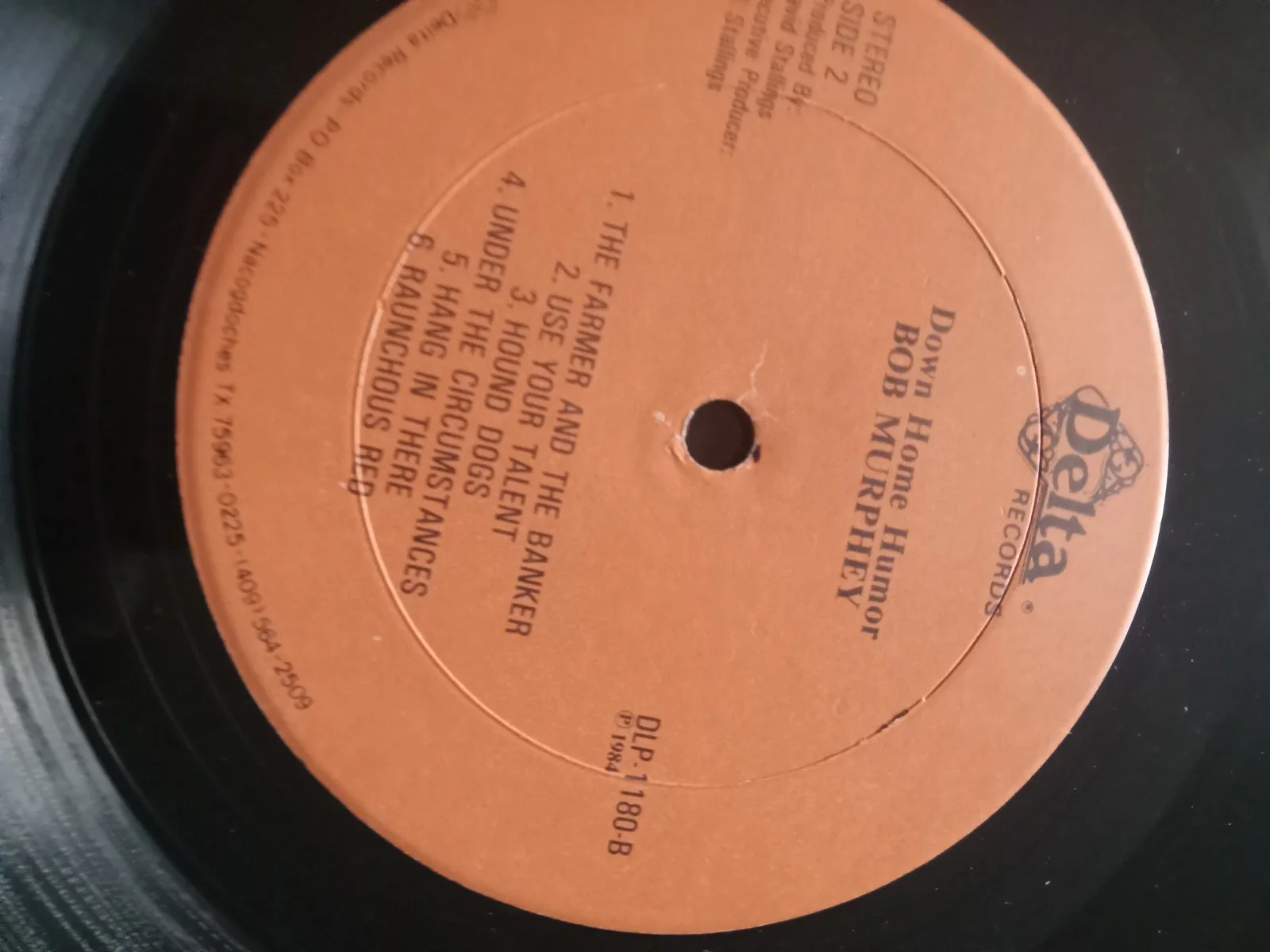 RARE BOB MURPHEY ALBUM WITH SIGNED HANDWRITTEN INSCRIPTION DATED 8-7-84, image 4