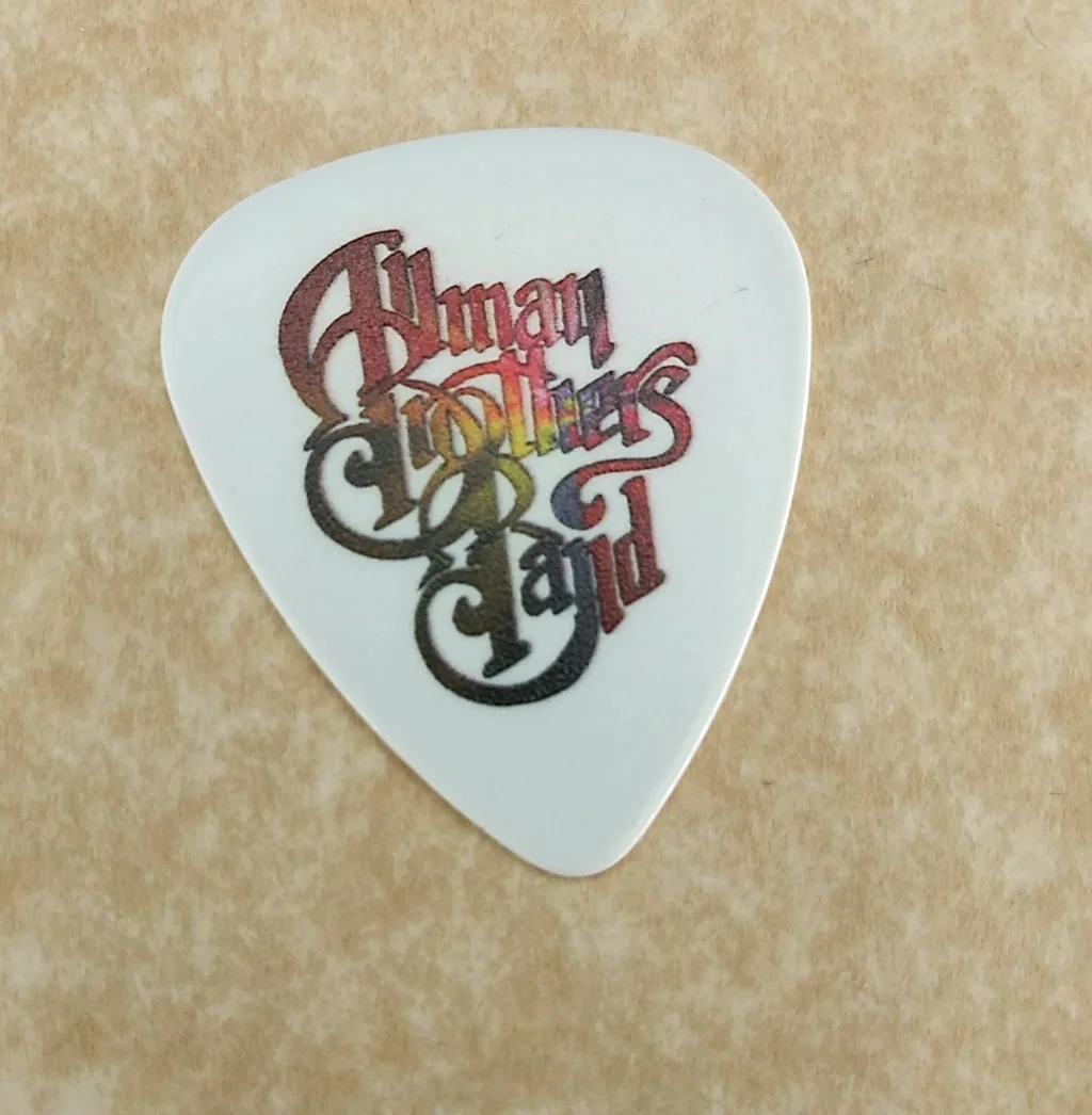 ALLMAN BROTHERS BAND backstage pass 1 novelty signature guitar picks zz2, image 2