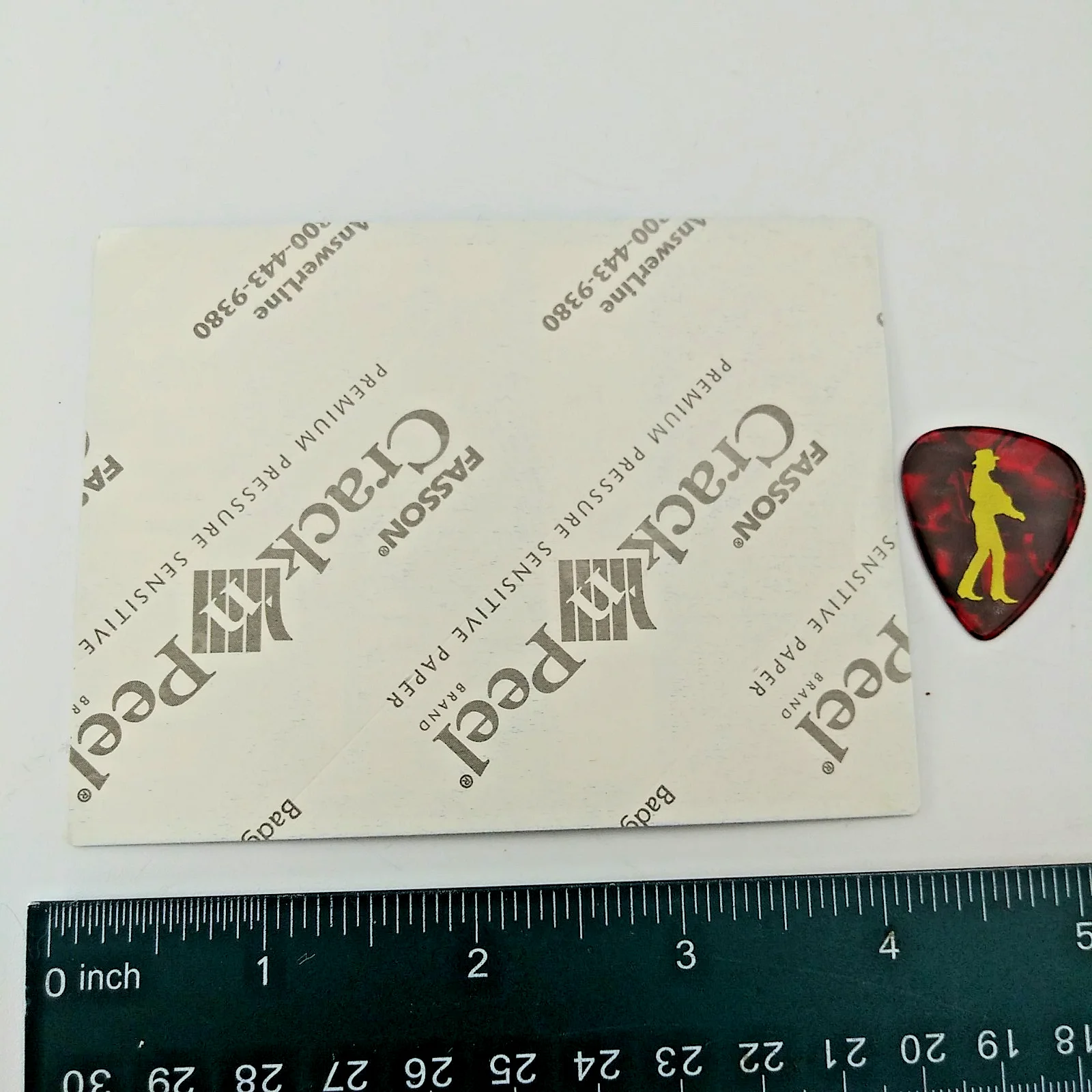 Alan Jackson concert tour backstage pass 1 novelty signature guitar picks (mg1), image 2