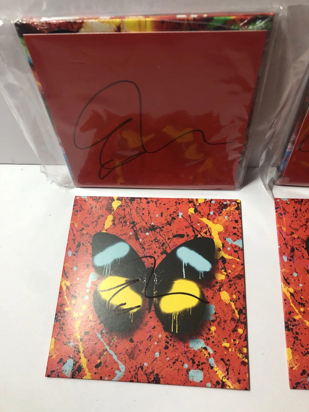 (4x) Ed Sheeran Signed CD LOT Equals = Overpass Graffiti Butterfly, image 3