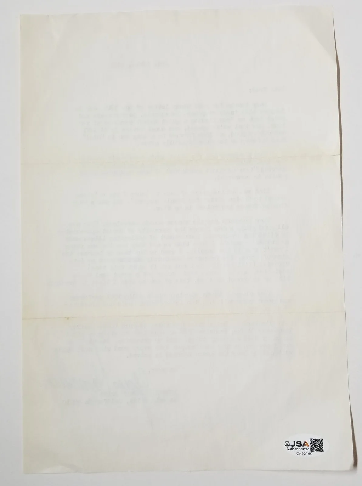 Agnes Moorehead — Agnes Moorehead hand SIGNED Typed Letter JSA COA Autographed Bewitched actress, изображение 2