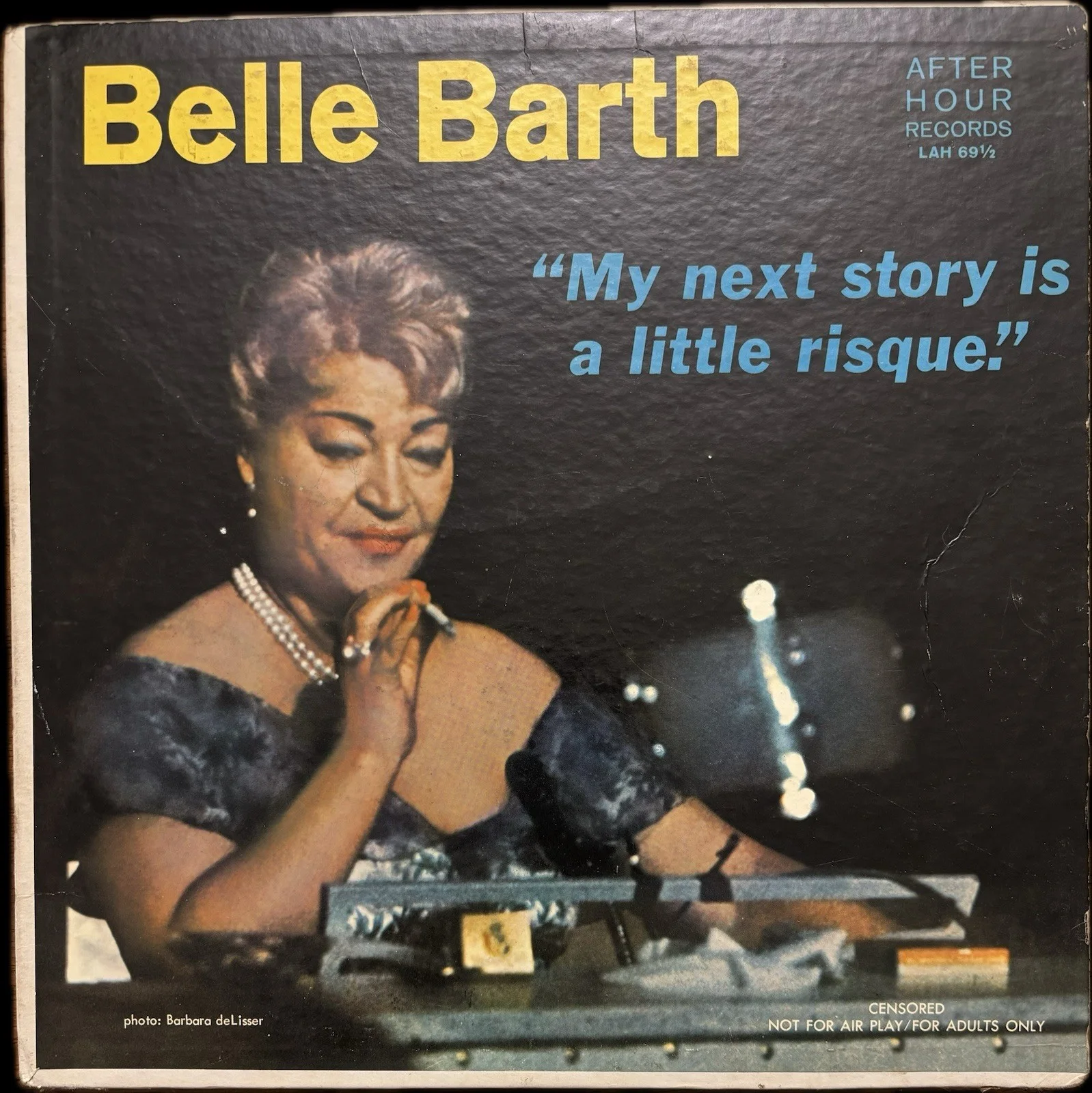 ULTRA RARE HAND SIGNED BELLE BARTH My Next Story Is A Little Risque Vinyl US15, изображение 2