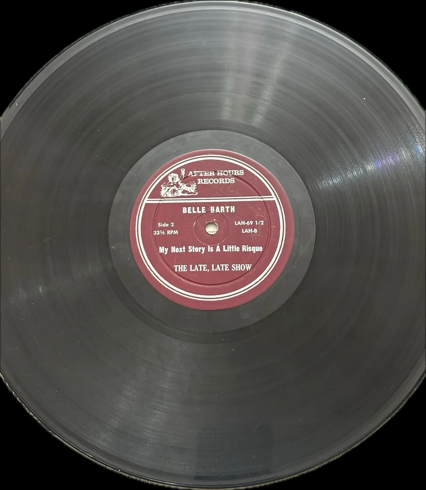 ULTRA RARE HAND SIGNED BELLE BARTH My Next Story Is A Little Risque Vinyl US15, изображение 3