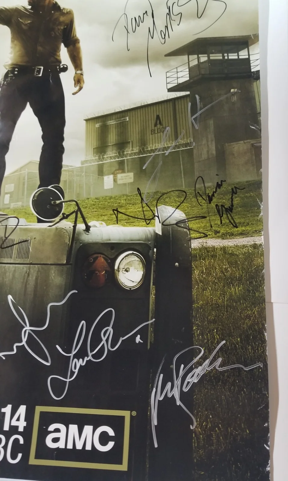 Norman Reedus, Andrew Lincoln, Jon Bernthal — The Walking Dead REAL cast SIGNED 24x36 Poster JSA LOA Reedus Lincoln Bernthal, изображение 4