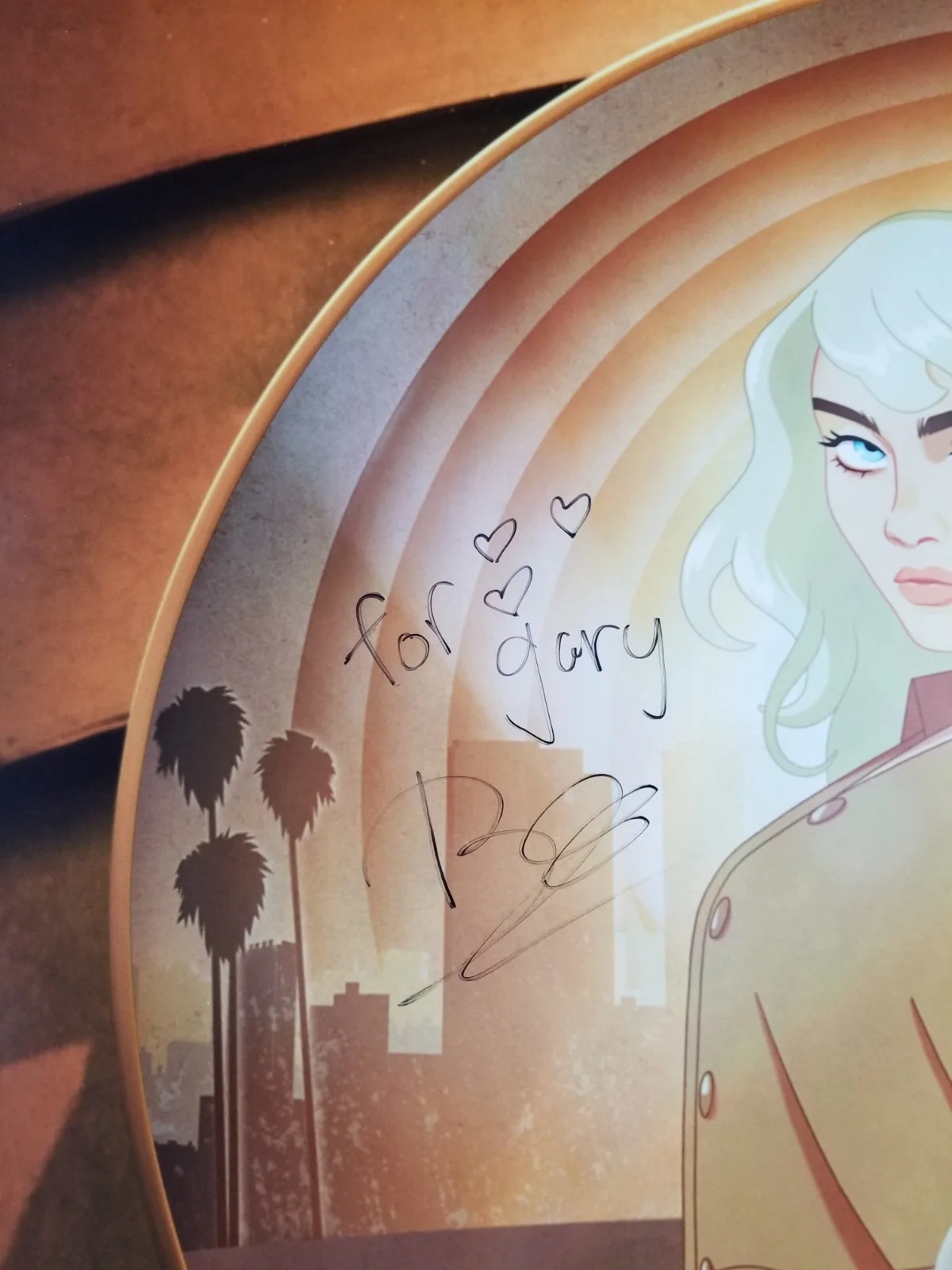 Billie Eilish SIGNED 27x40" Happier Than Ever Love Letter Movie Poster JSA LOA, изображение 2