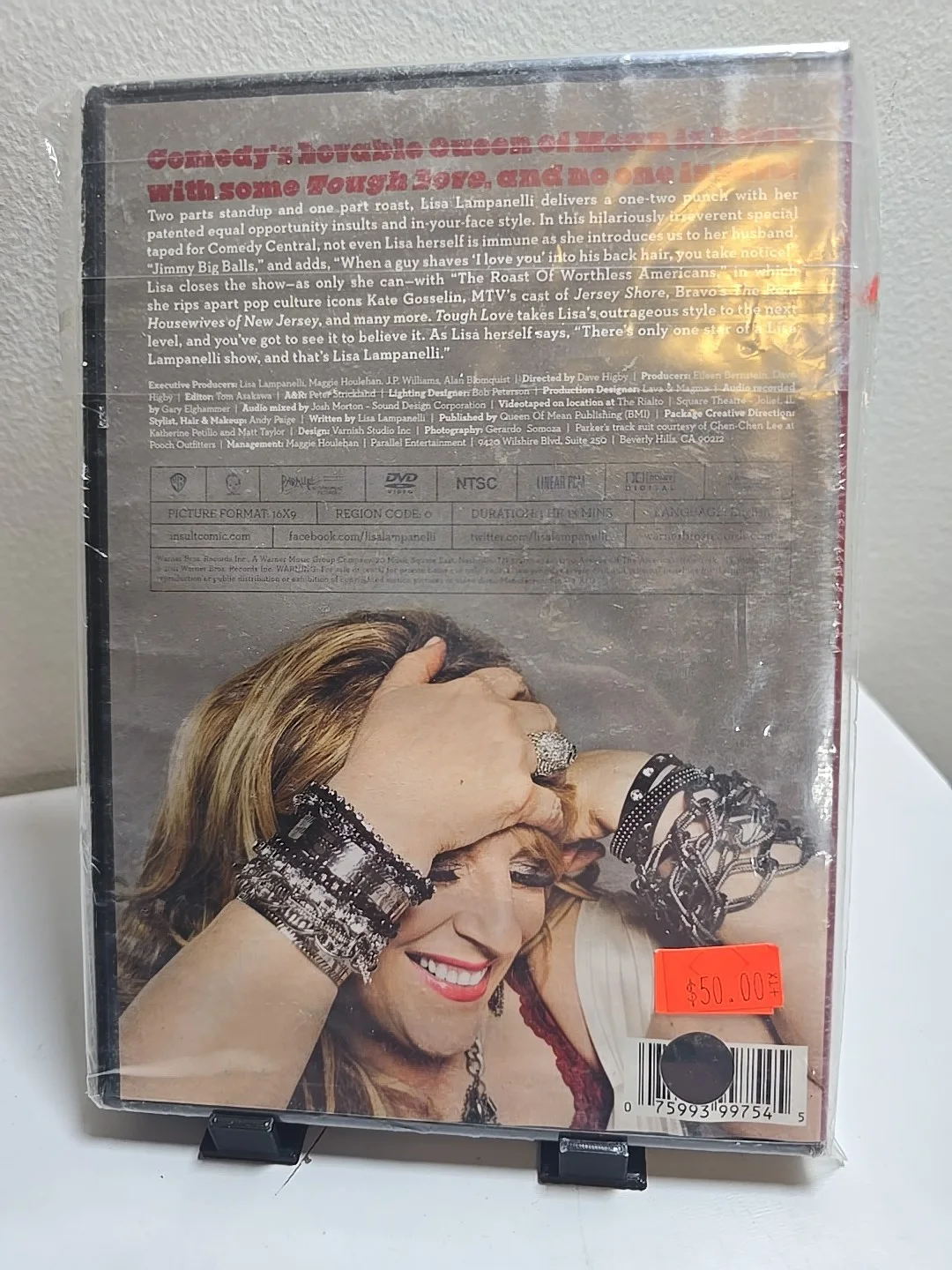 lisa Lampanelli — Lisa Lampanelli Dvd W/ Autograph, image 2