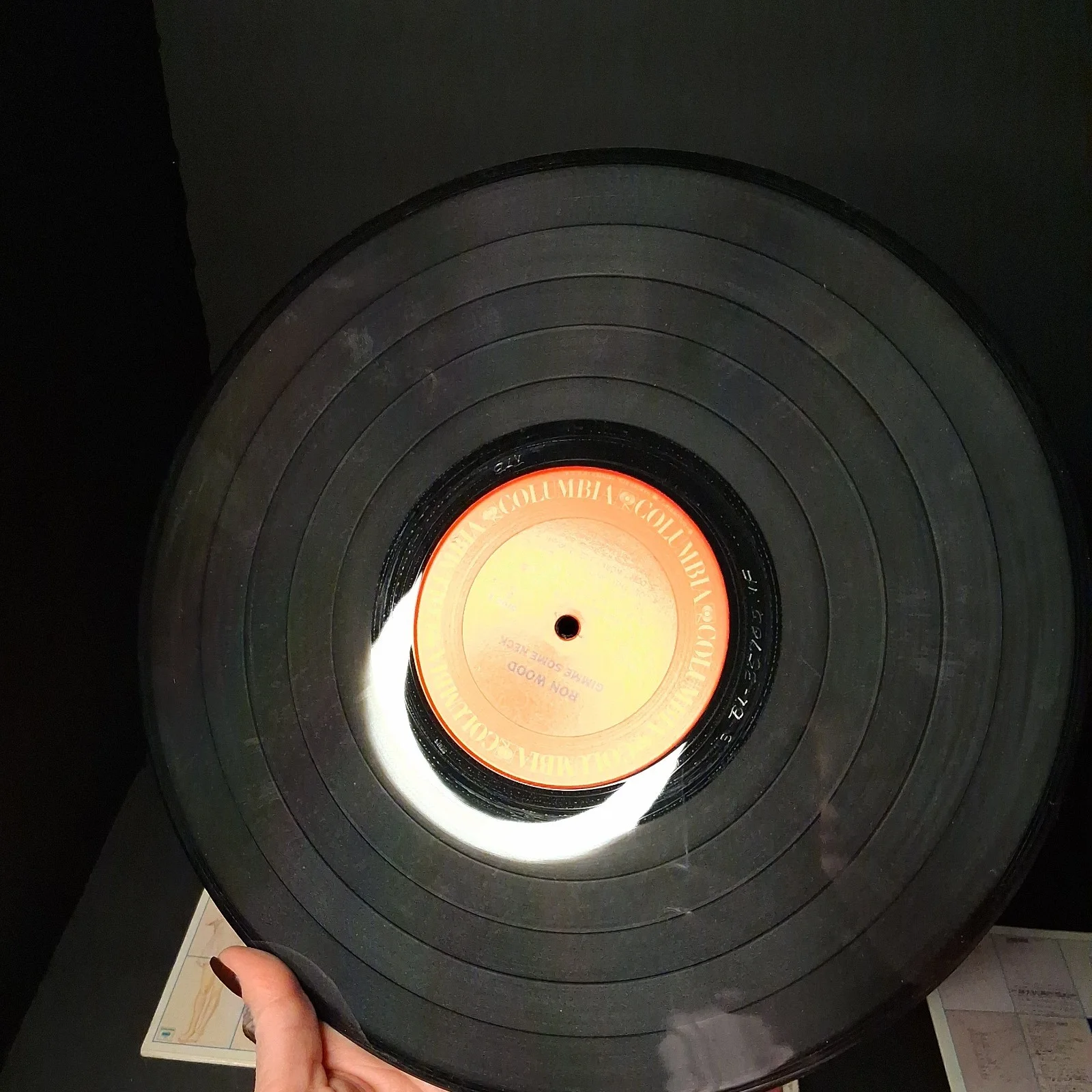 RON WOOD Signed GIMME SOME NECK Album~Near Mint! The Rolling Stones~ the Faces#V, изображение 3