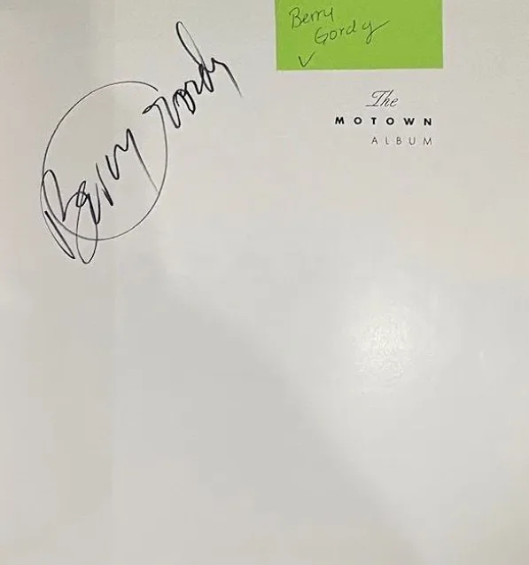 Motown Signed Album Book Diana Ross Smokey Robinson Berry Gordy Gladys Knight, изображение 2