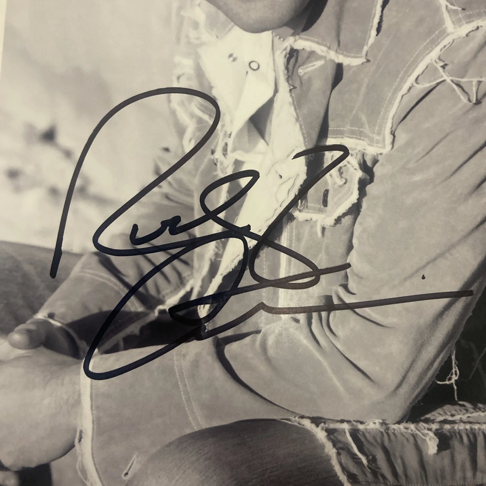 Rodney Atkins Country Music Signed Autographed 8x10 Photo b&w, изображение 2