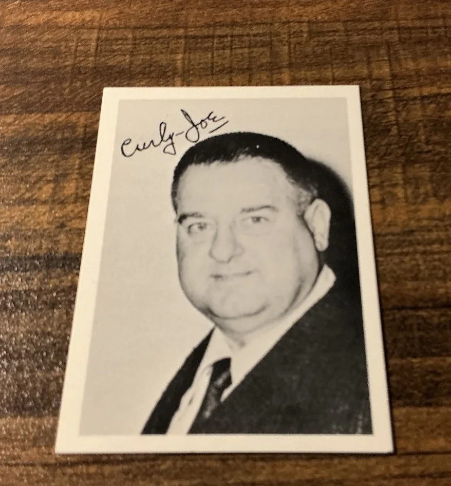 Joe Da Rita — “THREE STOOGES” Curly Joe Da Rita HandSigned 3x5 Index Card + Photo, изображение 2