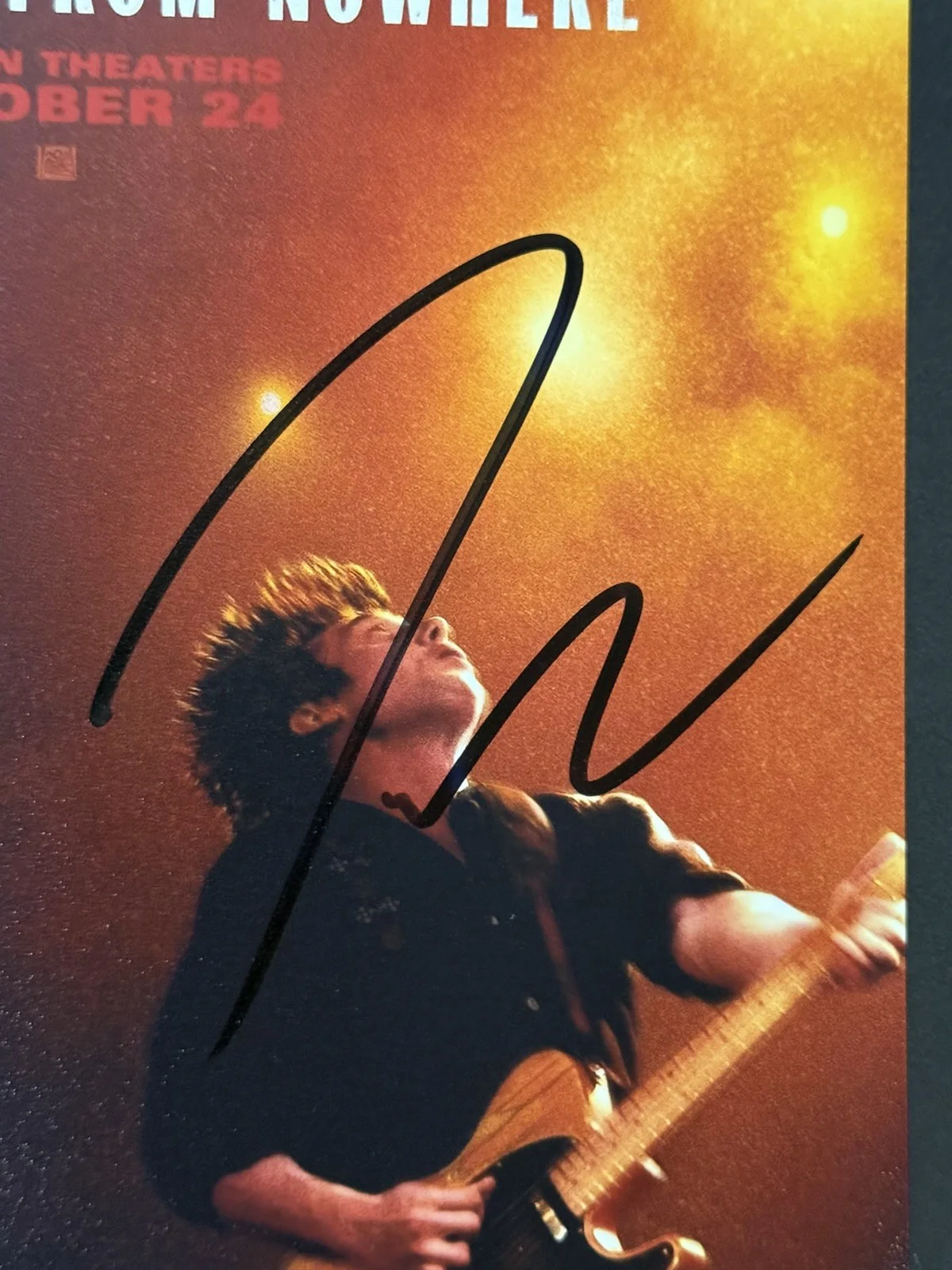 Jeremy Allen White — Jeremy Allen White signed photo 8x10 Bruce Springsteen The Boss B, изображение 2