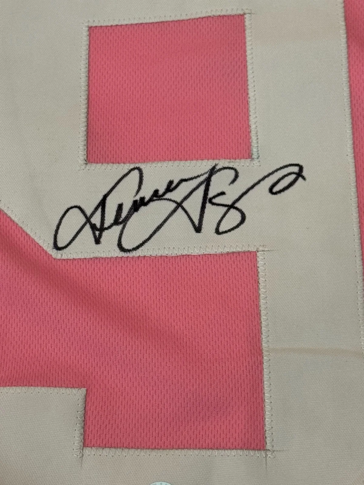 Jenna Jameson — Jenna Jameson Adult Video Star signed Pink #69 jersey autographed Beckett COA, изображение 2