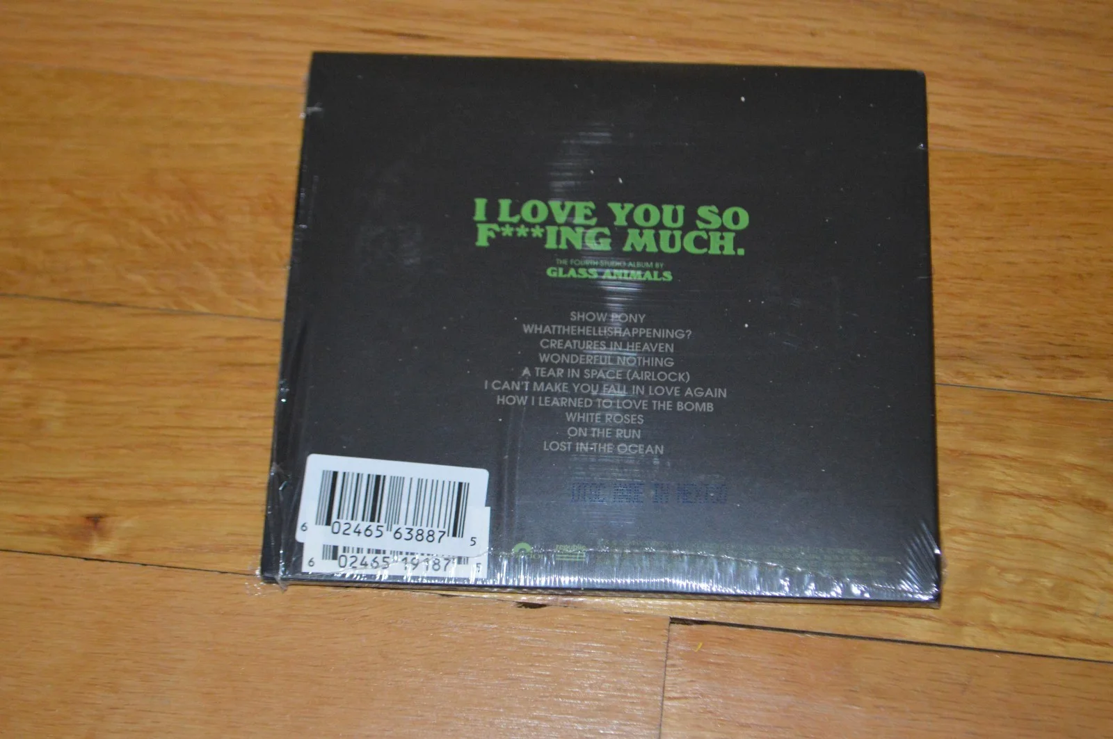 Glass Animals Autographed "I Love You So..." CD Insert w/ CD & COA ~ Entire Band, image 3