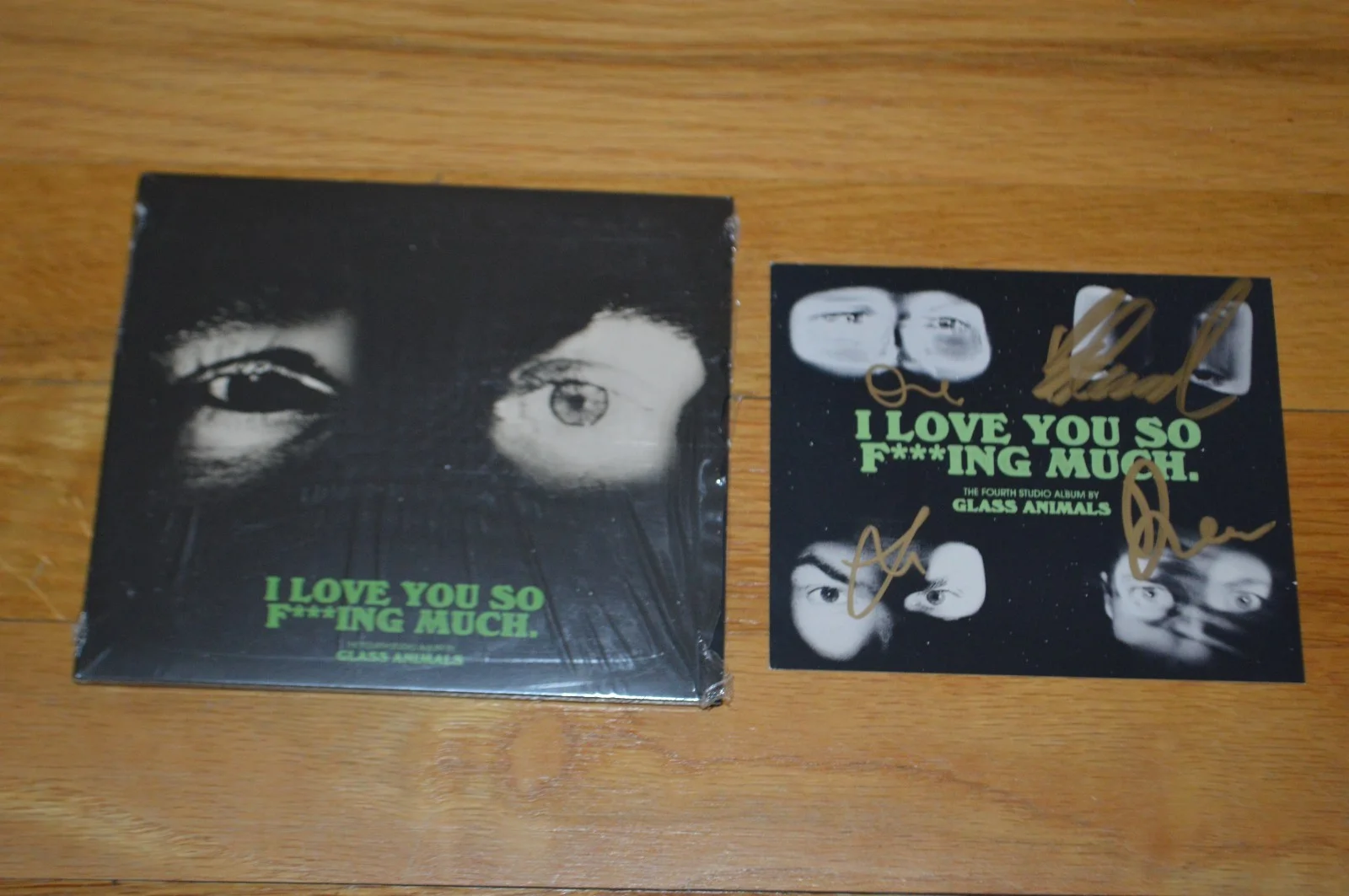 Glass Animals Autographed "I Love You So..." CD Insert w/ CD & COA ~ Entire Band, image 4