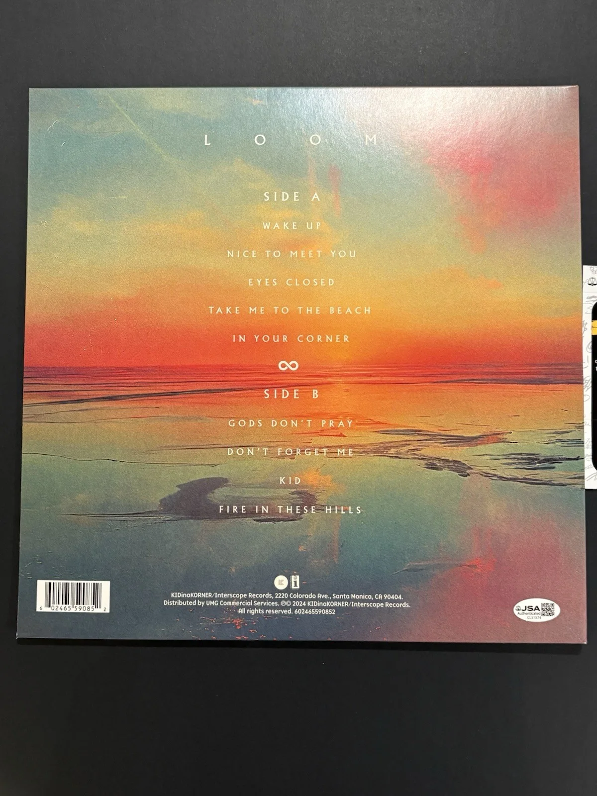 JSA COA DAN REYNOLDS Signed Autographed Evolve Vinyl Album LP Imagine Dragons, image 2