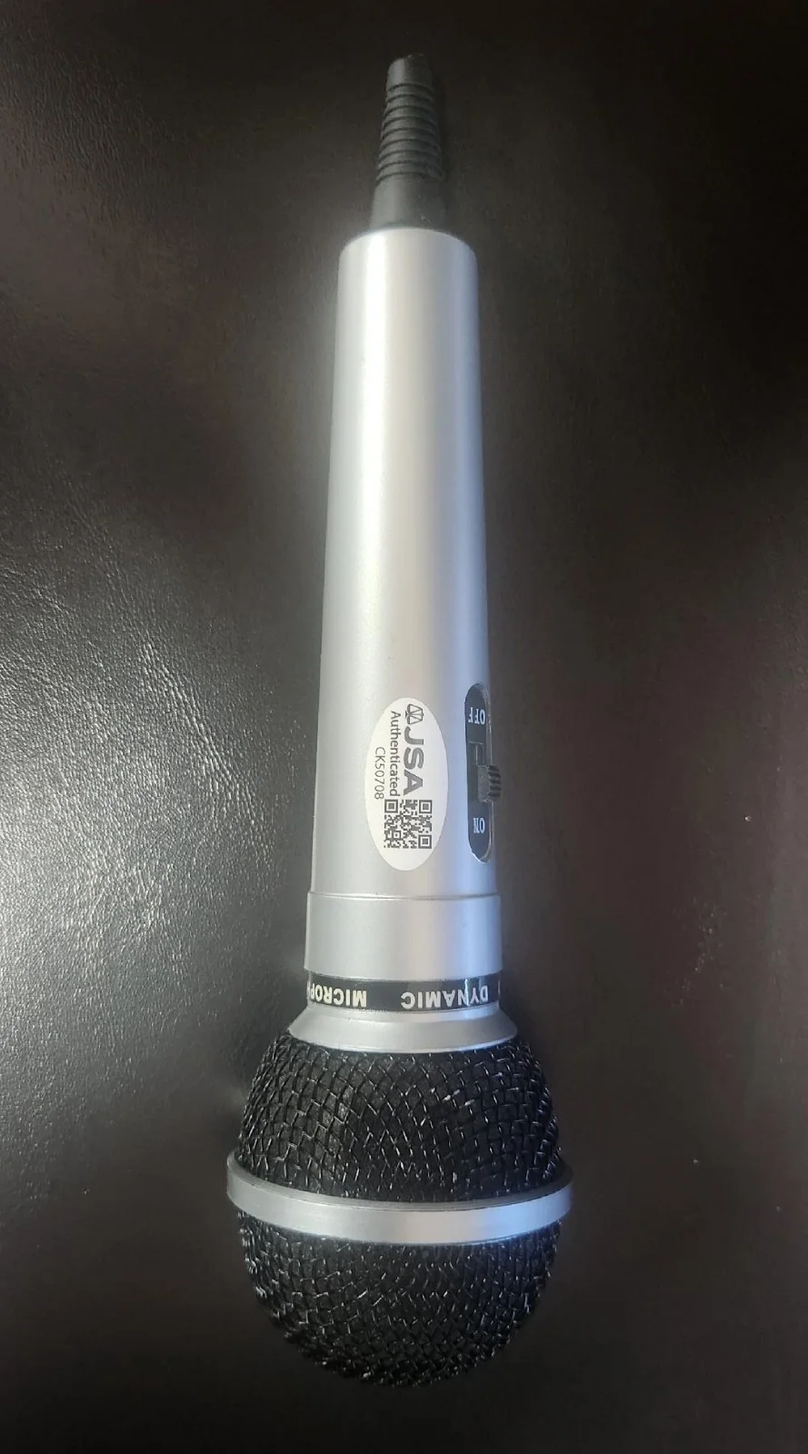AARON NEVILLE Signed Autograph MICROPHONE JSA COA, image 2