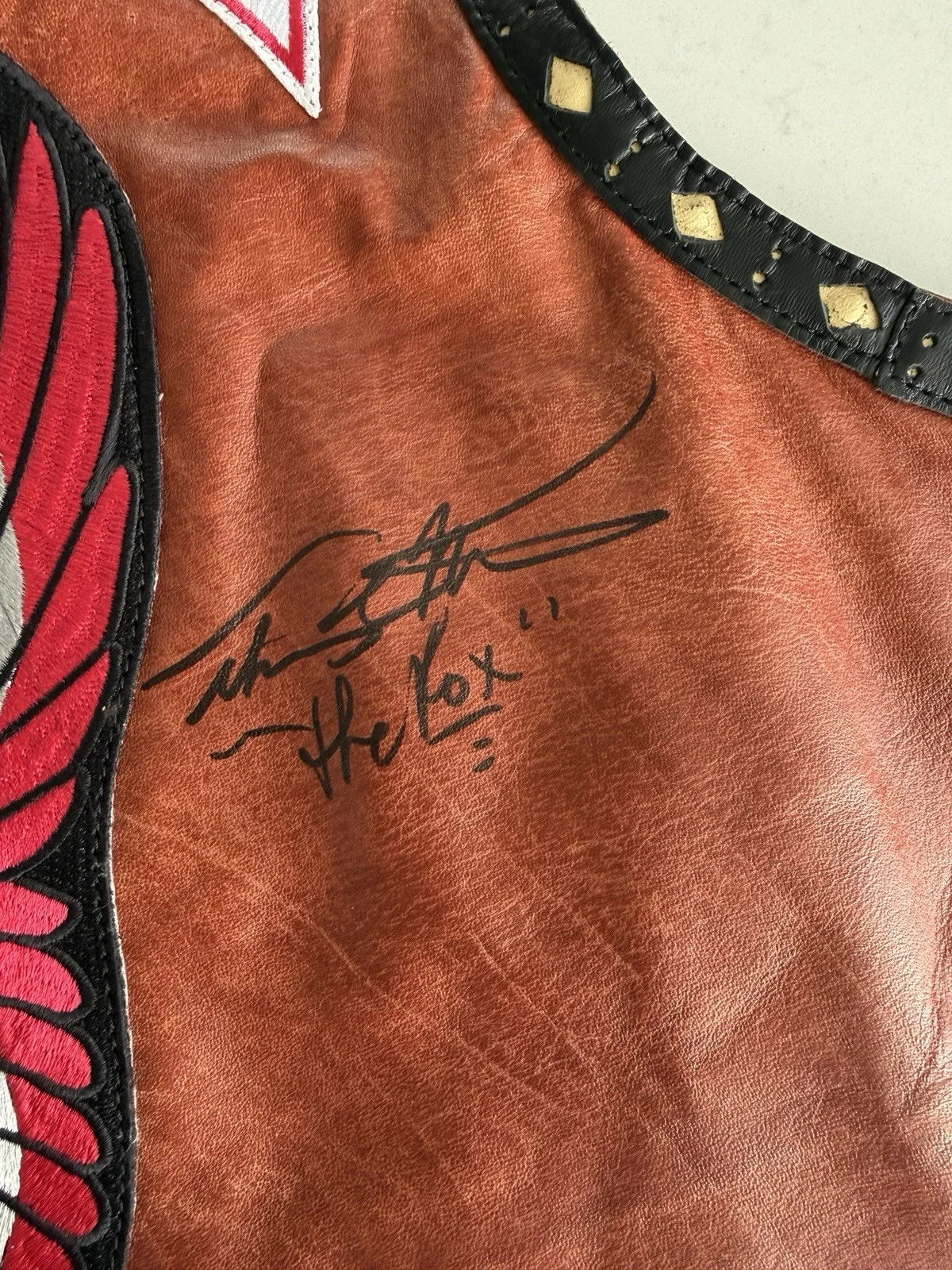 The Warriors Movie Signed Leather Vest - Cochise David Harris Swan Beck The Fox, изображение 5