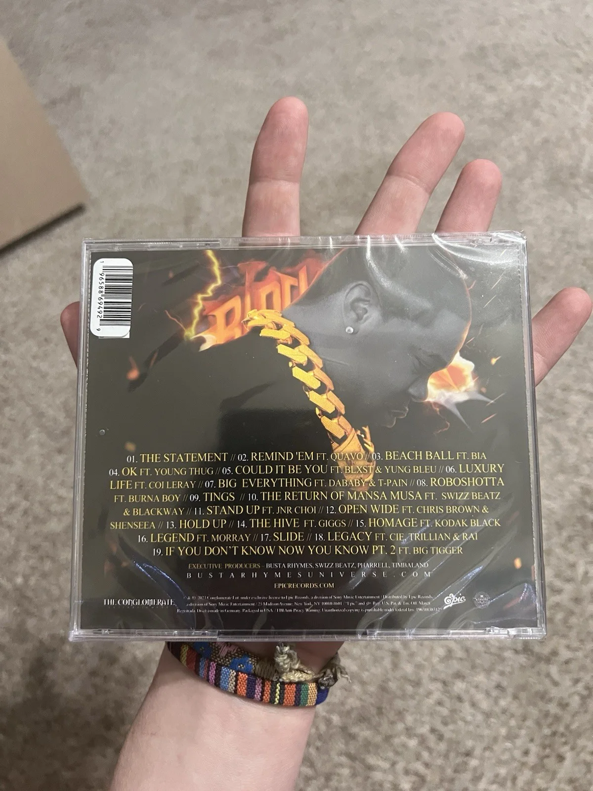 Blockbusta Signed Original Rap Hip Hop Music CD, image 2