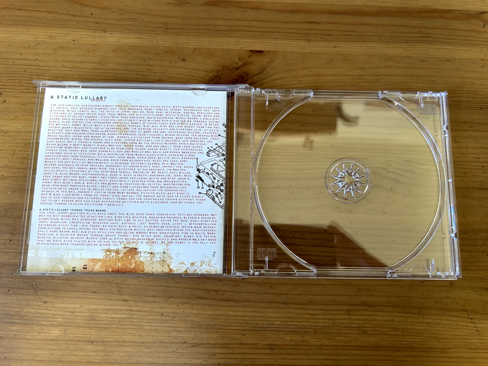 Autographed A Static Lullaby “…And Don’t Forget To Breathe” CD Cover Art Booklet, image 4