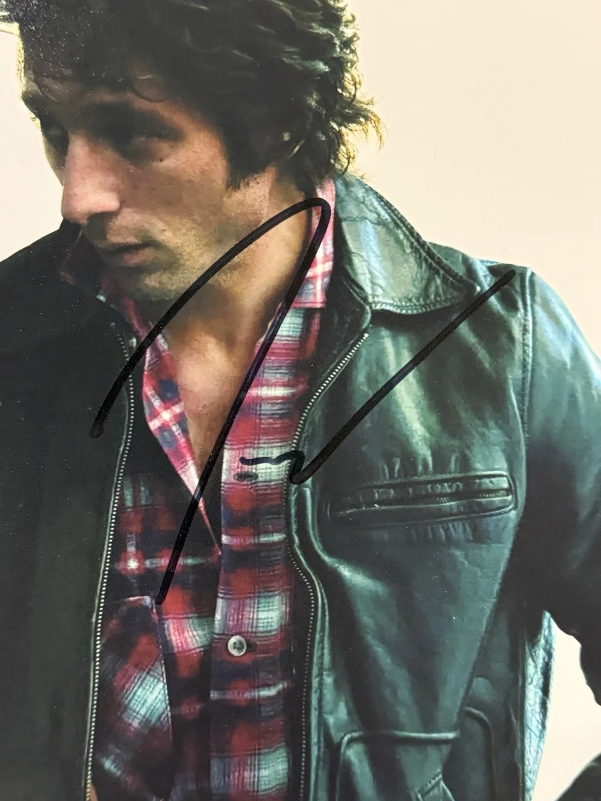 Jeremy Allen White — Jeremy Allen White signed photo 8x10 Bruce Springsteen The Boss A, изображение 2