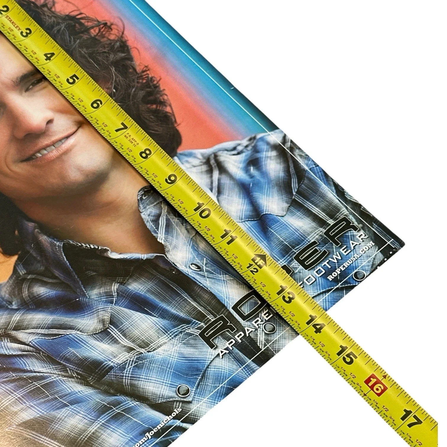Joe Nichols Signed Autograph 11x14” Roper Boots Advertisement Poster!, image 4