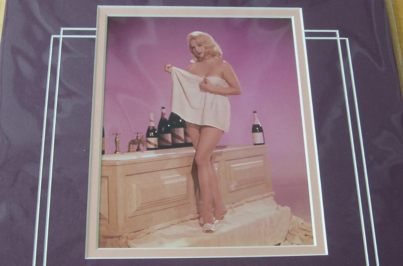 Martha Hyer — Martha Hyer signed autographed card and photo matted COA, изображение 3