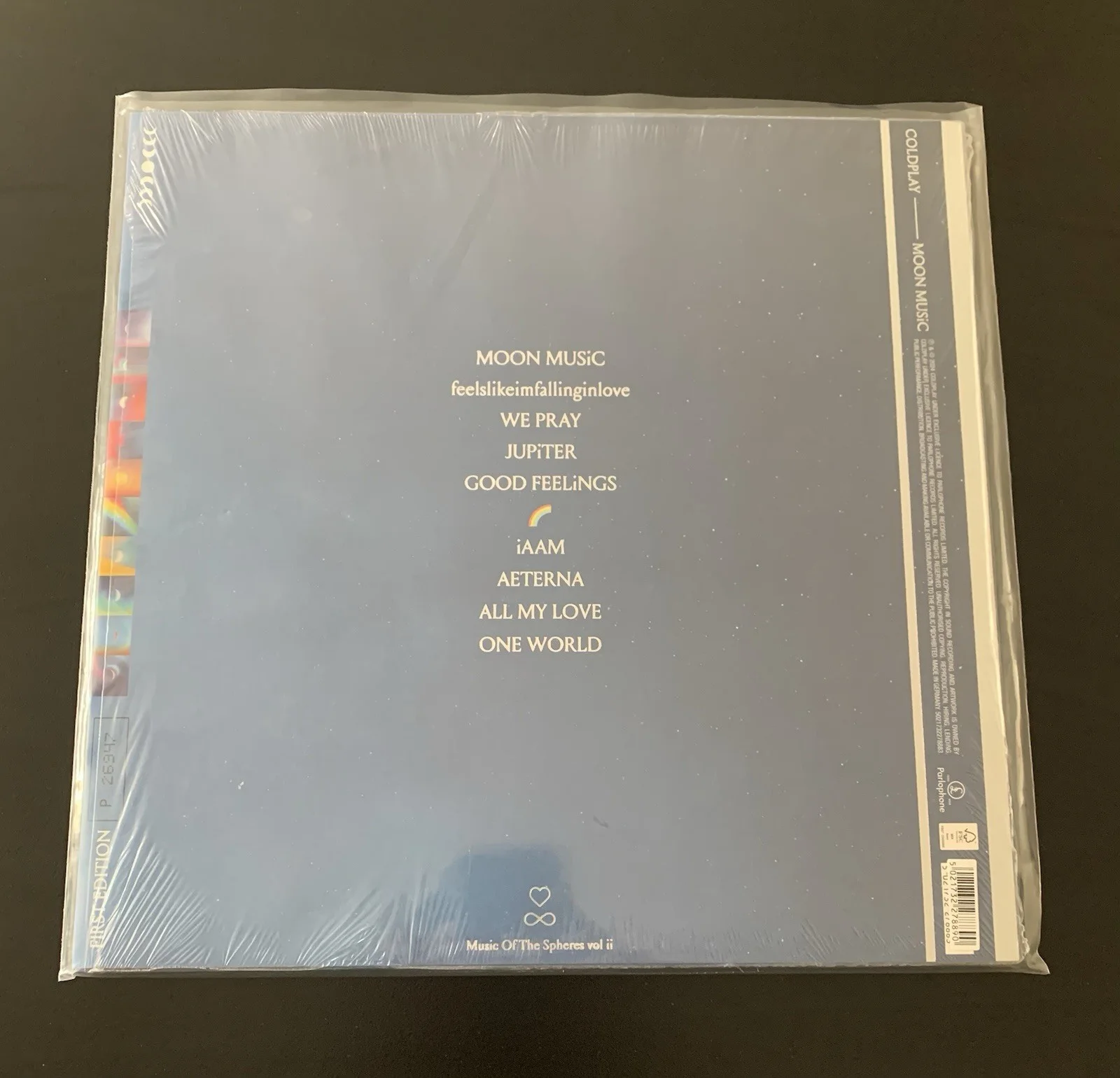 SIGNED Coldplay - Moon Music - Limited First Edition Pink Vinyl LP Record, изображение 3