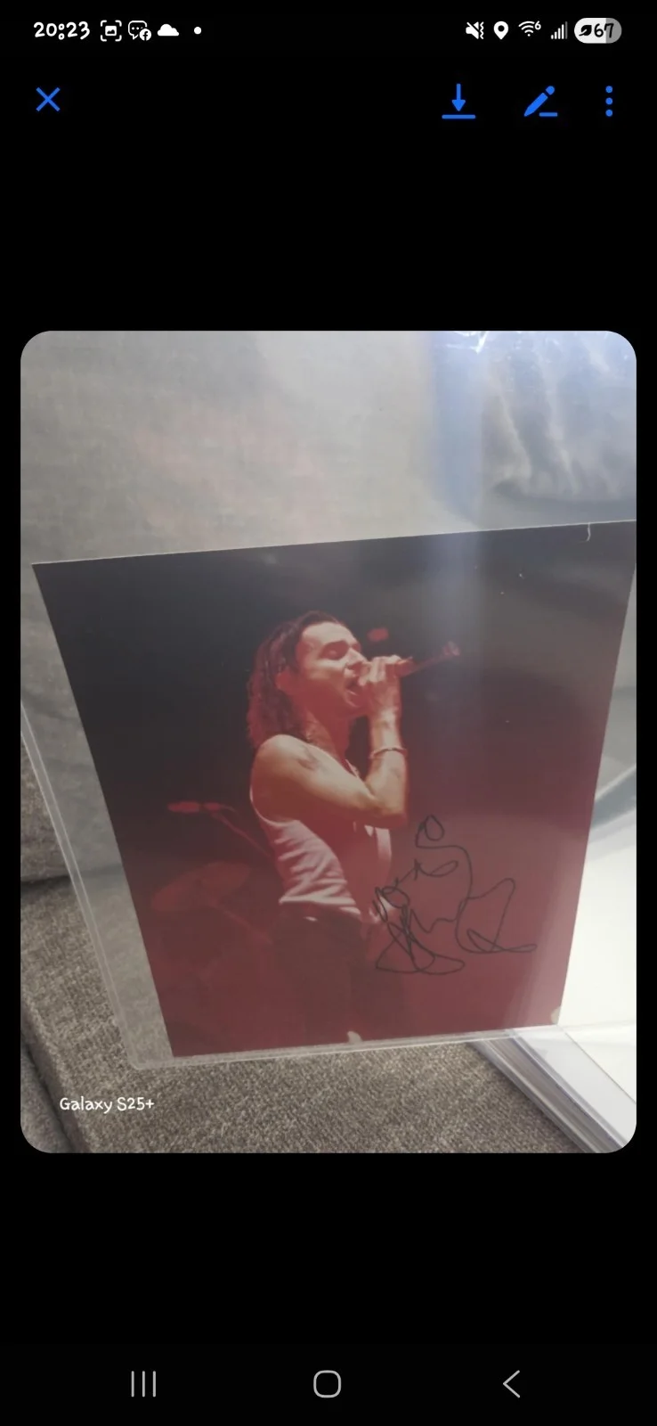 Depeche Mode Dave Gahan Autographed 8x10 PHOTO 100% GUARANTEED AUTHENTIC RACC, изображение 2