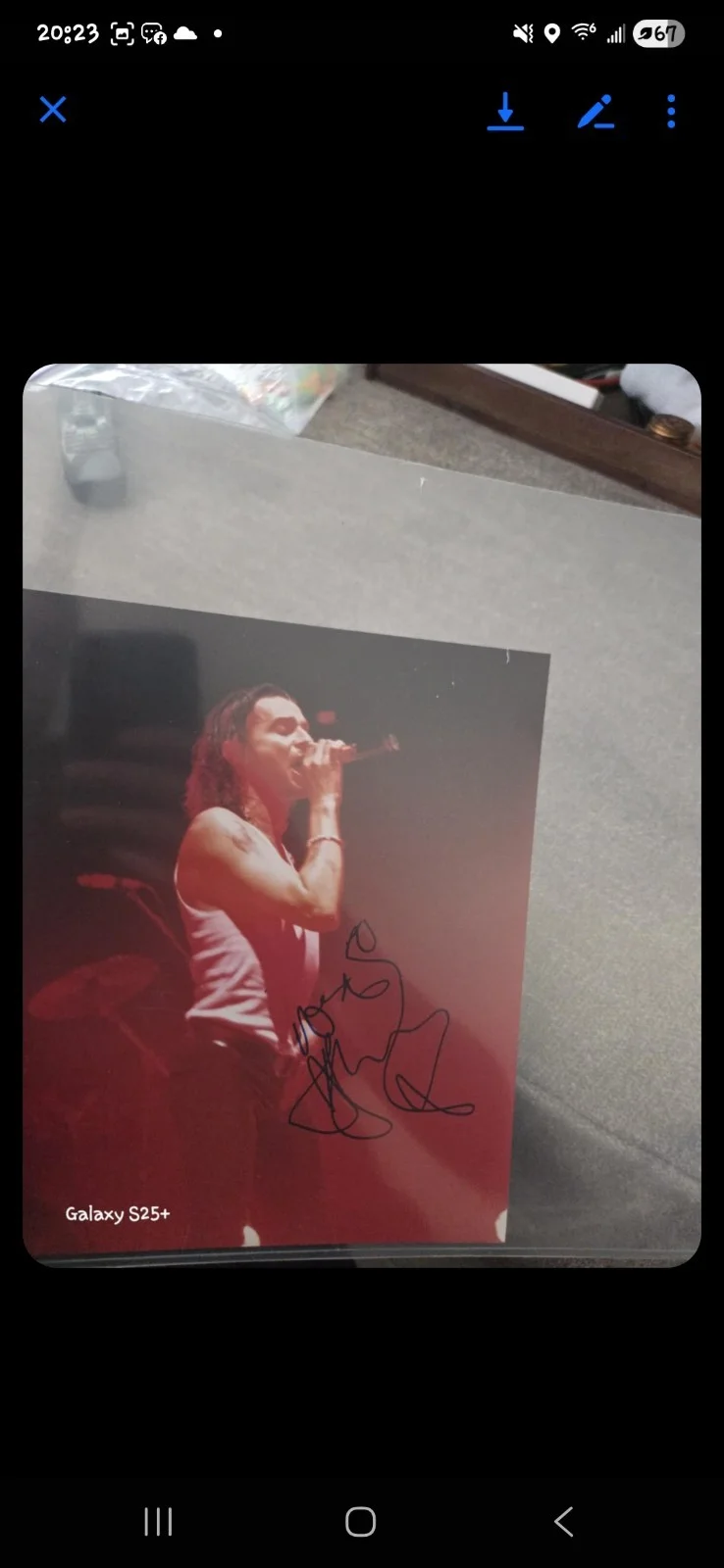 Depeche Mode Dave Gahan Autographed 8x10 PHOTO 100% GUARANTEED AUTHENTIC RACC, изображение 4