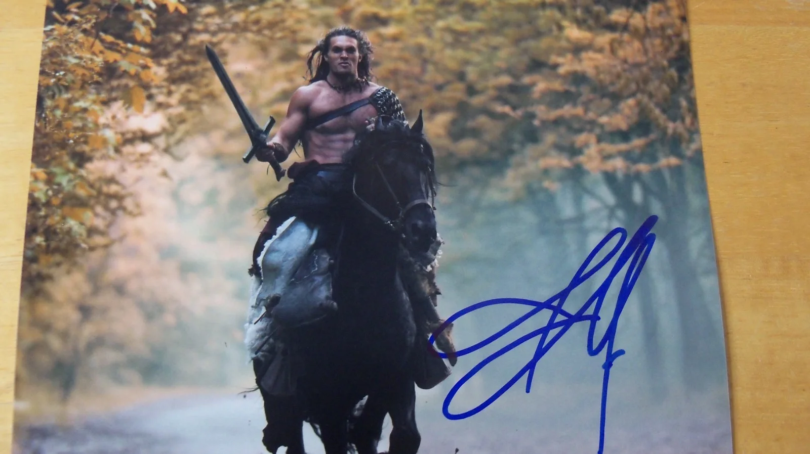 Jason Momoa — Jason Momoa signed autographed photo Conan The Barbarian COA, изображение 2