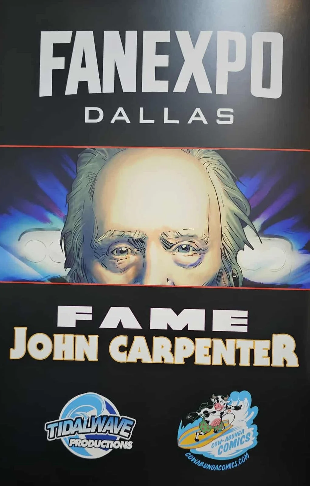 Fame: John Carpenter - Tidal Wave - FanExpo Signed by R2P w/ CofC, image 2