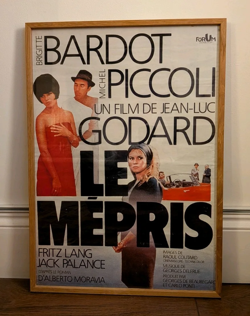 Le Mepris Original Poster Jean-Luc Godard Brigitte Bardot A2, изображение 2