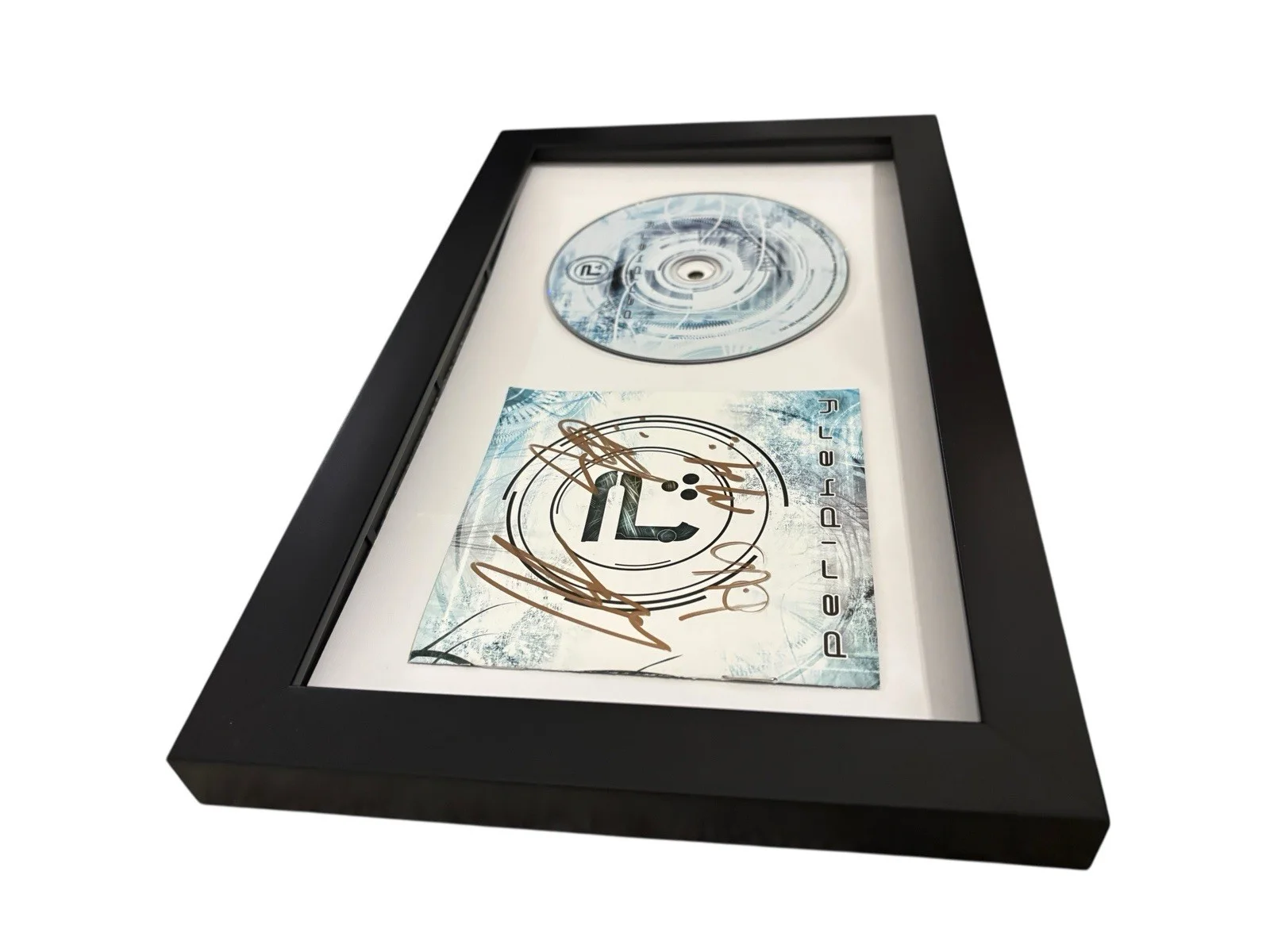 PERIPHERY SIGNED AUTOGRAPH SELF TITLED DEBUT FRAMED MATTED CD SPENCER +3 JSA COA, image 4