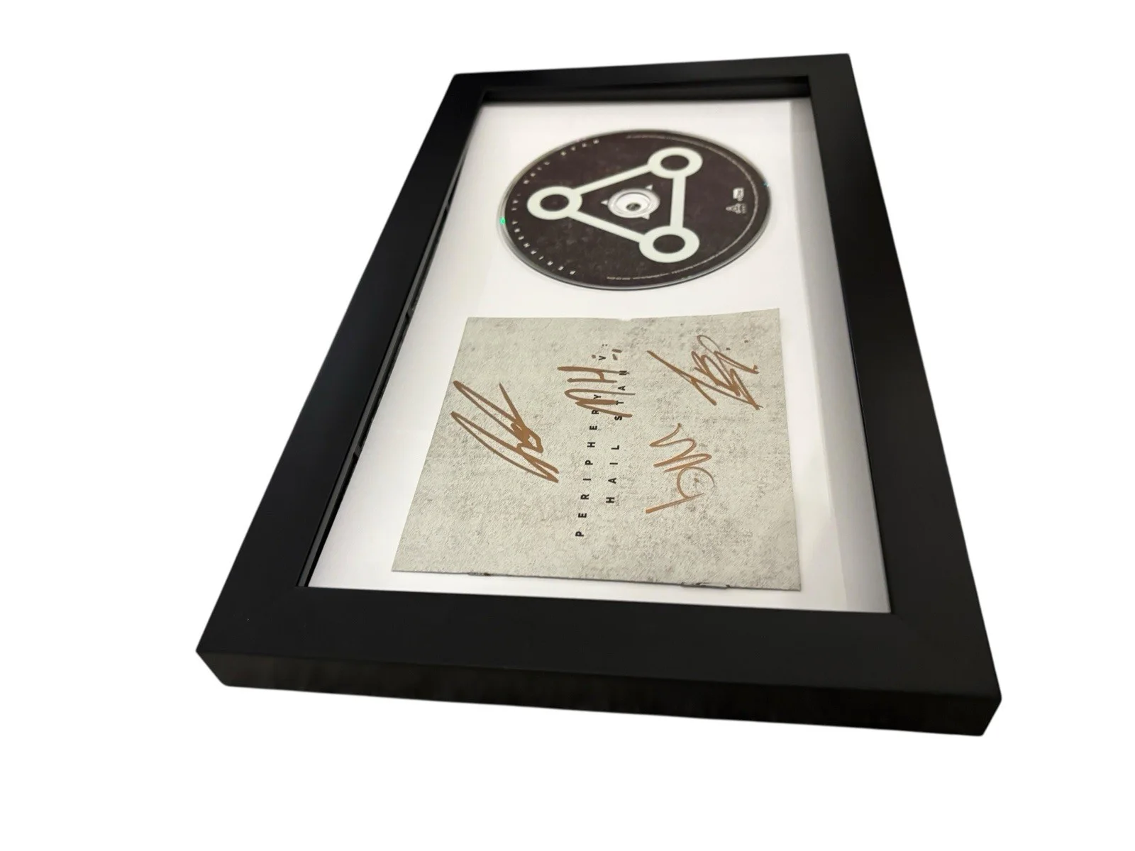 PERIPHERY SIGNED AUTOGRAPH x4 IV: HAIL STAN FRAMED MATTED CD SPENCER +3 JSA COA, image 4
