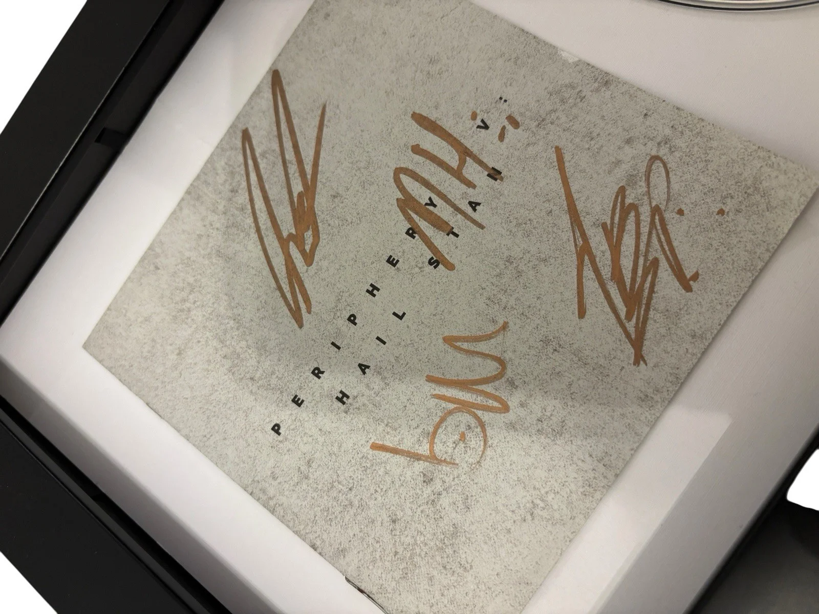 PERIPHERY SIGNED AUTOGRAPH x4 IV: HAIL STAN FRAMED MATTED CD SPENCER +3 JSA COA, image 5