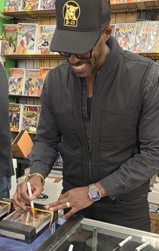 Ahmed Best — Ahmed Best SIGNED Jar Jar Binks Hasbro Star Wars The Black Series Phantom Menace, image 2