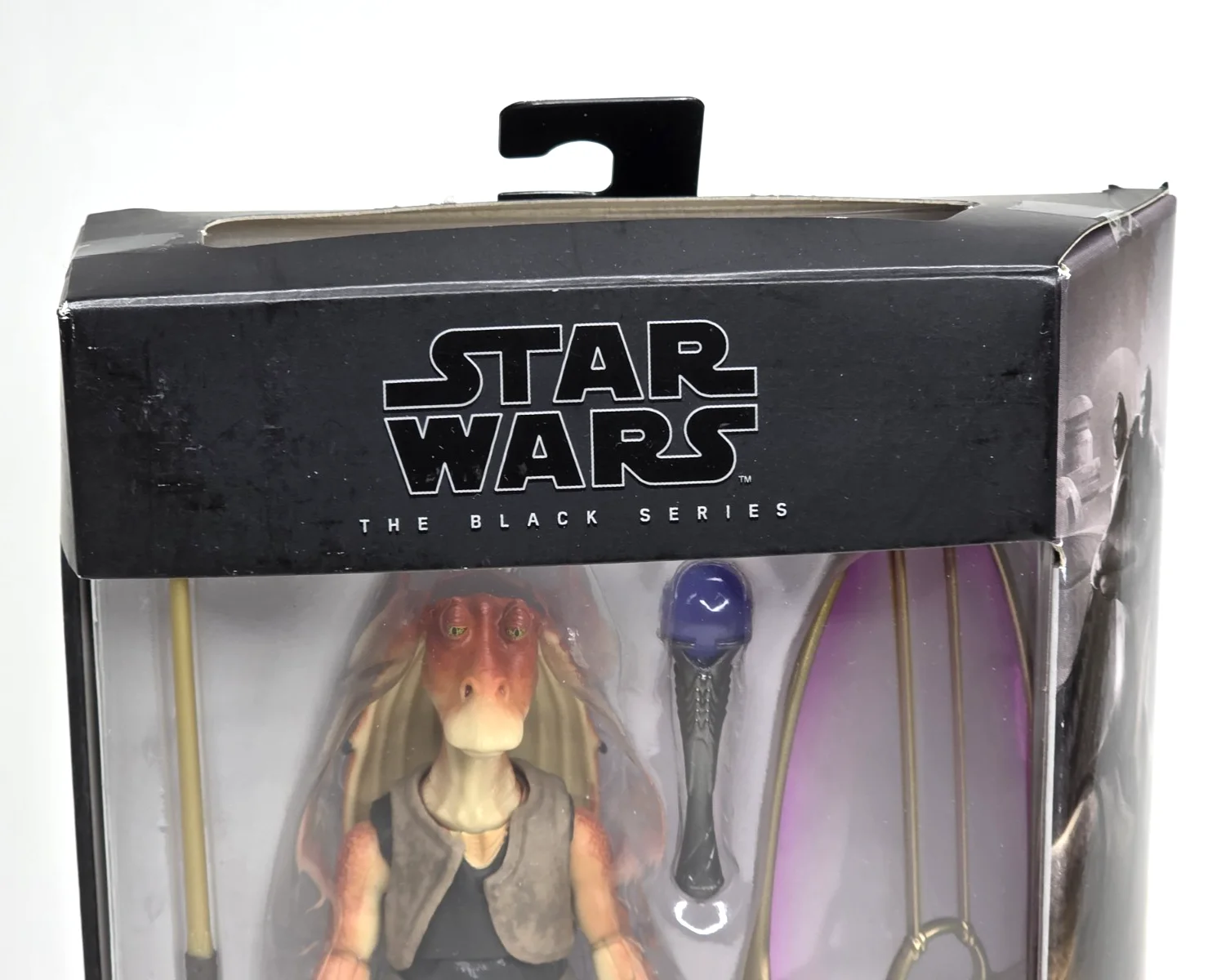 Ahmed Best — Ahmed Best SIGNED Jar Jar Binks Hasbro Star Wars The Black Series Phantom Menace, image 4