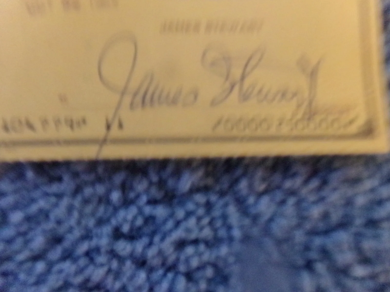 JAMES STEWART ORIGINAL SIGNED BANK CHECK FOR $2500 BOLD SIGNATURE, изображение 2