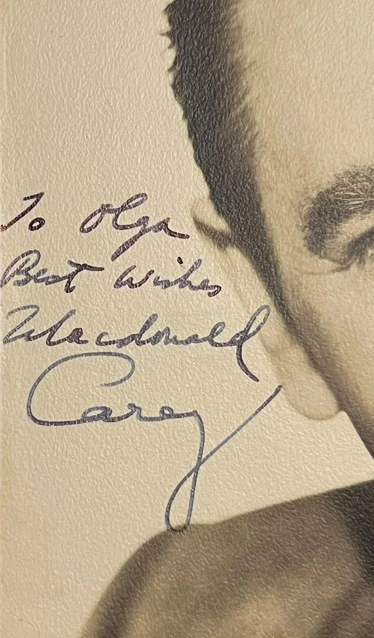 MACDONALD CAREY — MACDONALD CAREY SIGNED AUTOGRAPHED PHOTO DEDICATED SIGNATURE, изображение 2