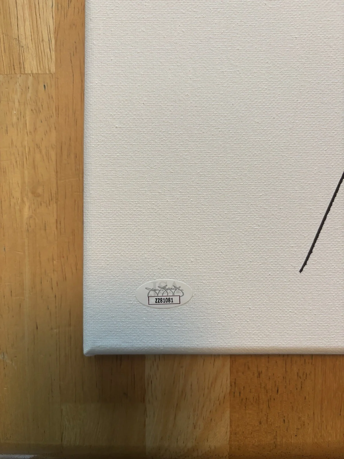 Matt Groening Signed 16x20 Canvas Bart Simpson Sketch JSA LOA, image 3