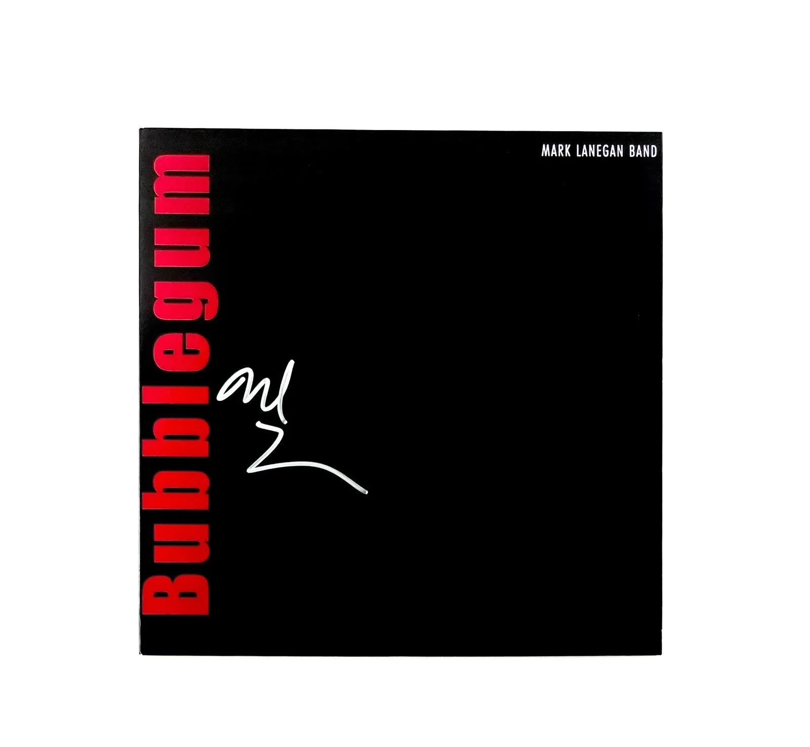 Mark Lanegan Signed Bubblegum Vinyl Record Album JSA Certified Screaming Trees, изображение 2