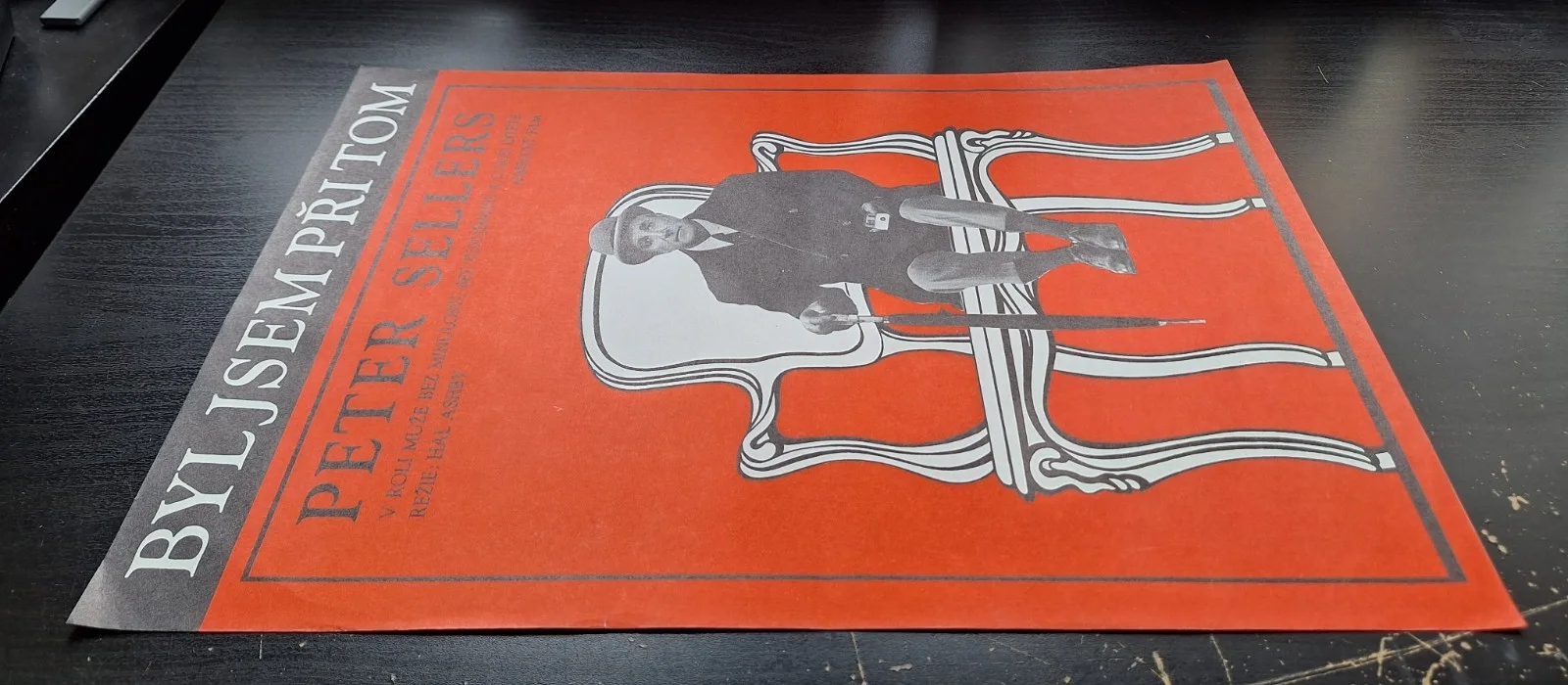 BEING THERE - PETER SELLERS, ORIGINAL A3 CZECH MOVIE POSTER, ALEXEJ JAROS, изображение 4