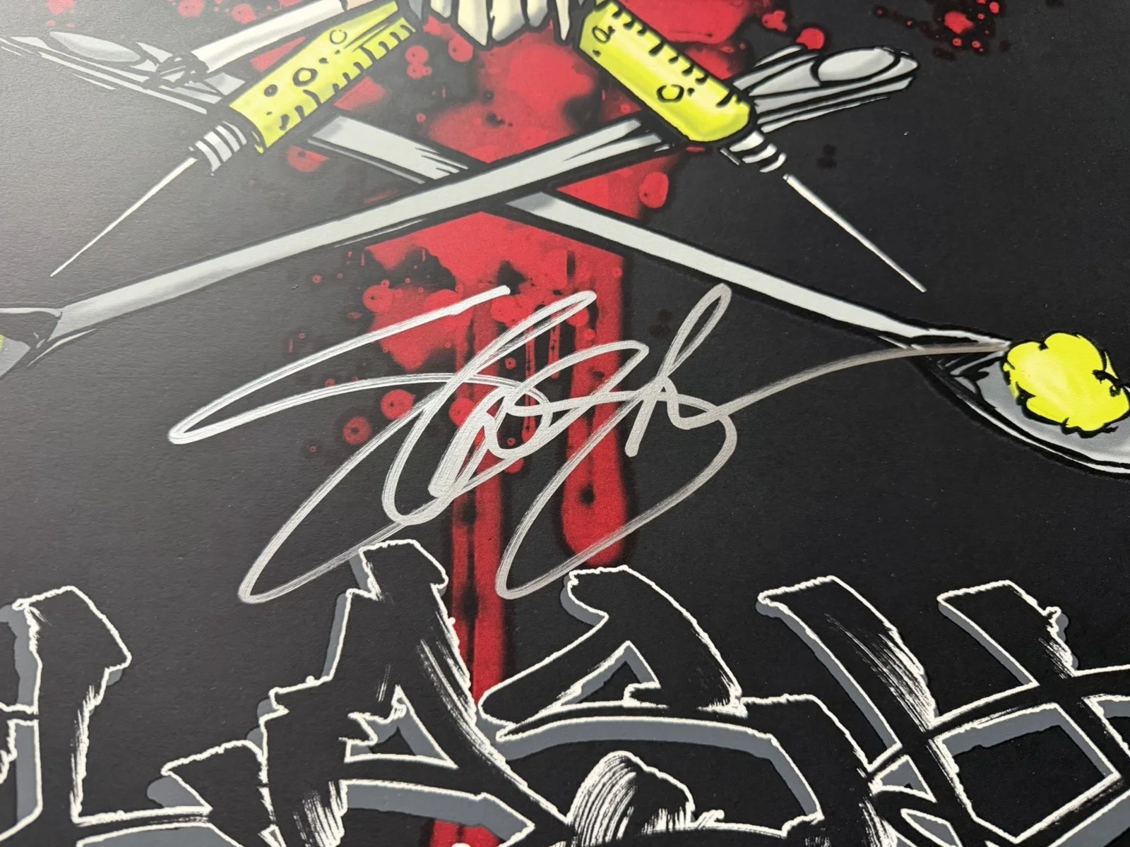 Slash Signed Commissioned Artwork by Conart Studio Aukx & Brother Ash AP 9/25, изображение 4