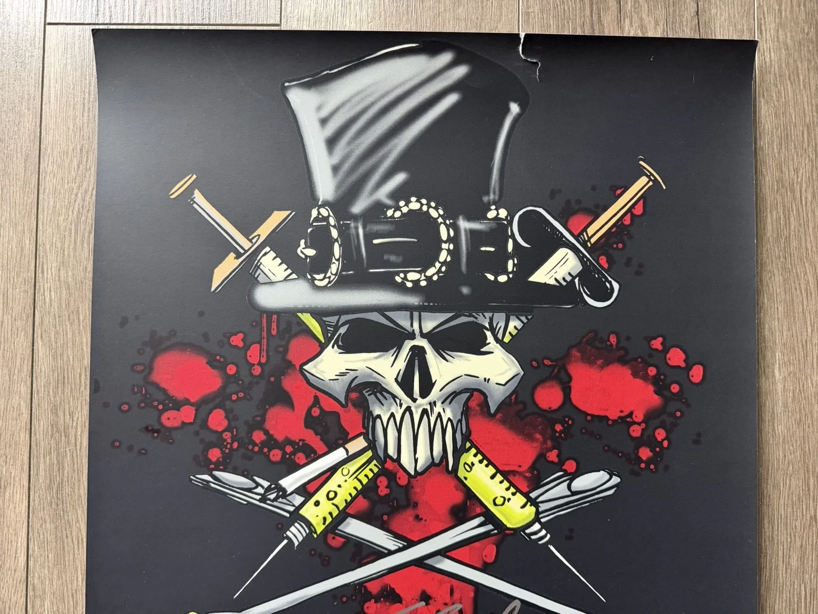 Slash Signed Commissioned Artwork by Conart Studio Aukx & Brother Ash AP 9/25, изображение 5