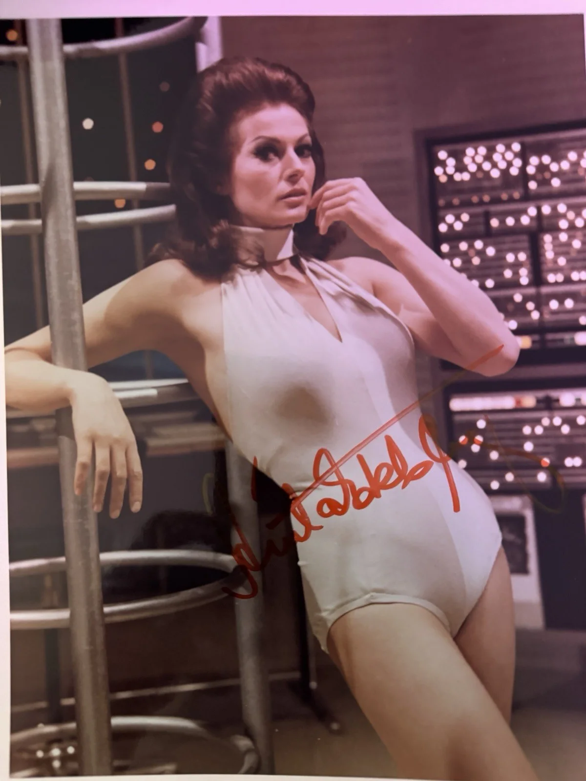 Anita Ekberg — ANITA EKBERG HAND AUTOGRAPHED SIGNED 8x10 “Way Way Out Year” 1966