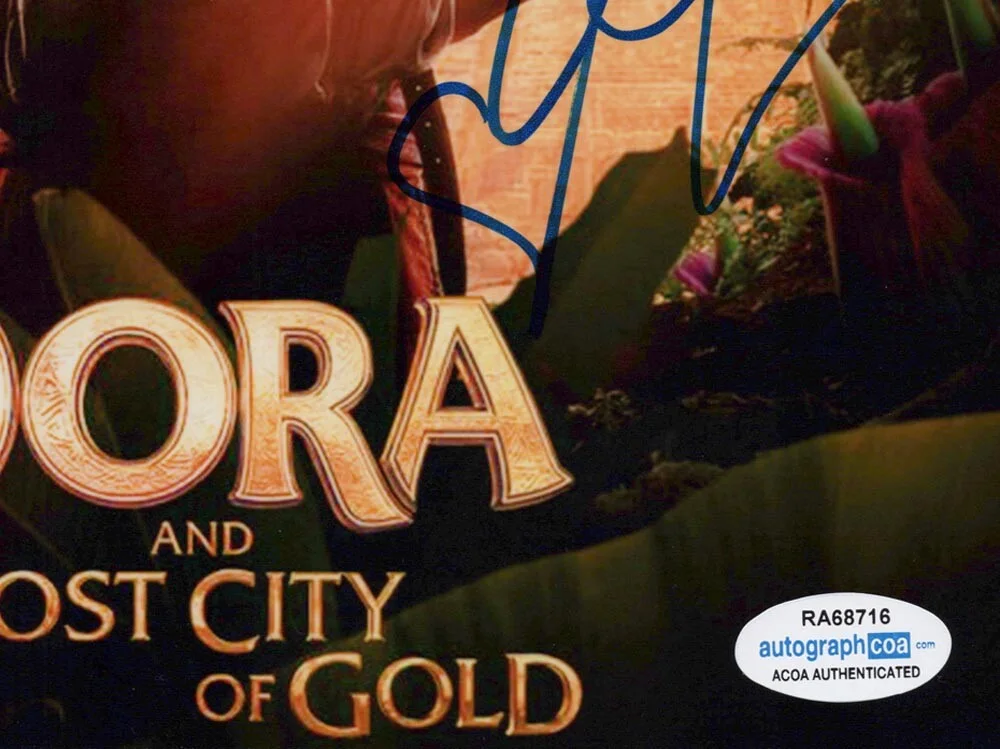 EVA LONGORIA — Eva Longoria signed "DORA & LOST CITY OF GOLD" 8x10 Photo PROOF a ACOA COA, изображение 5